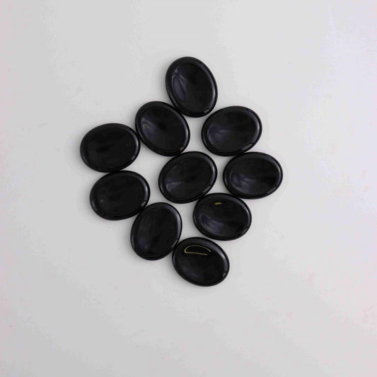 250g Black Obsidian Worry Stone - Expert Wholesale and Supplier of Wholesale Crystals & Bulk Gemstones, ["India","Obsidian","Worry Stones"]