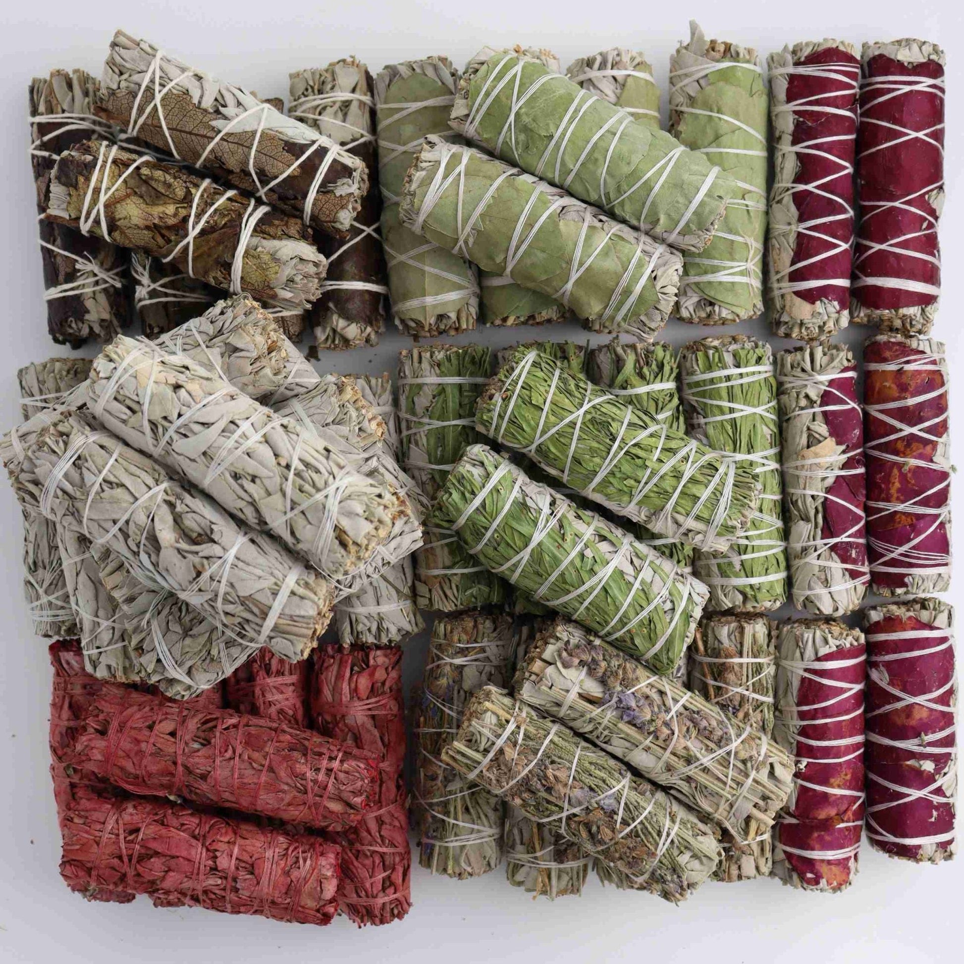 48pc 4" Mixed White Sage Bundle - Mi Esperanza Minerals