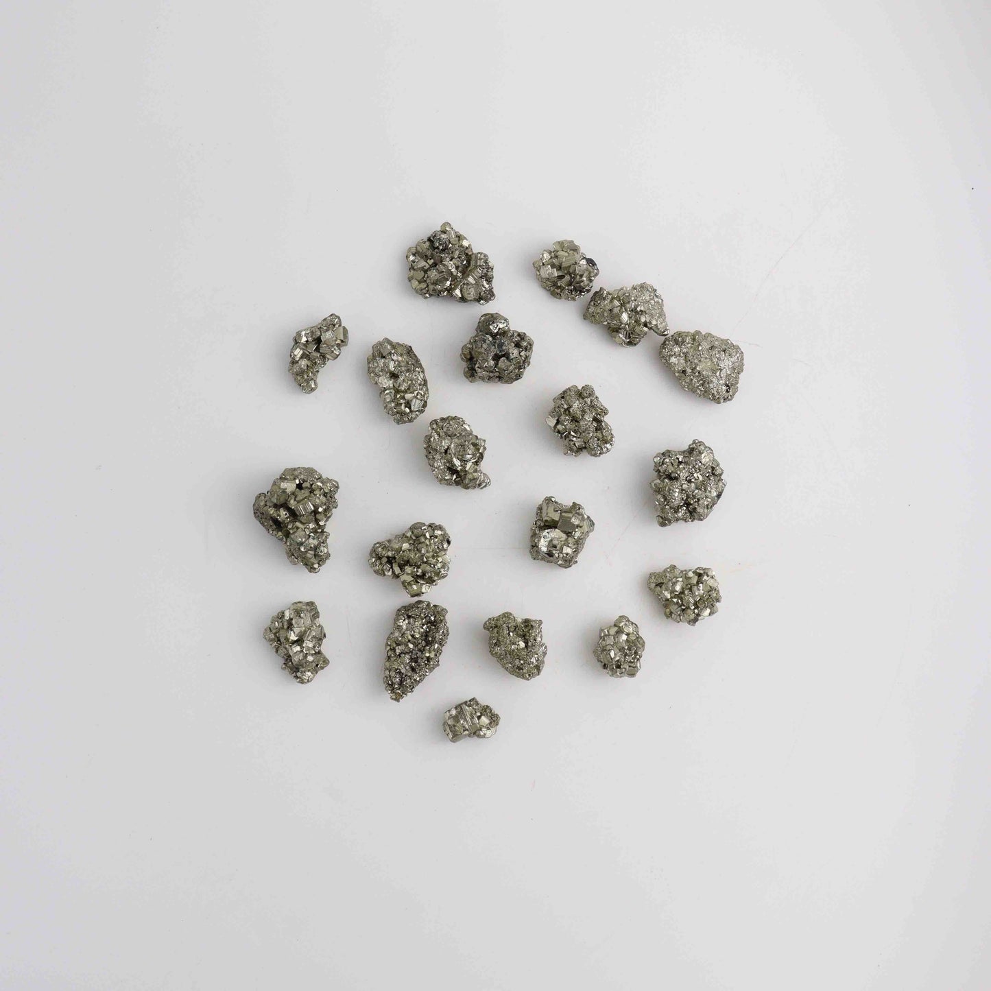 500g Mini Pyrite Clusters - Mi Esperanza Minerals