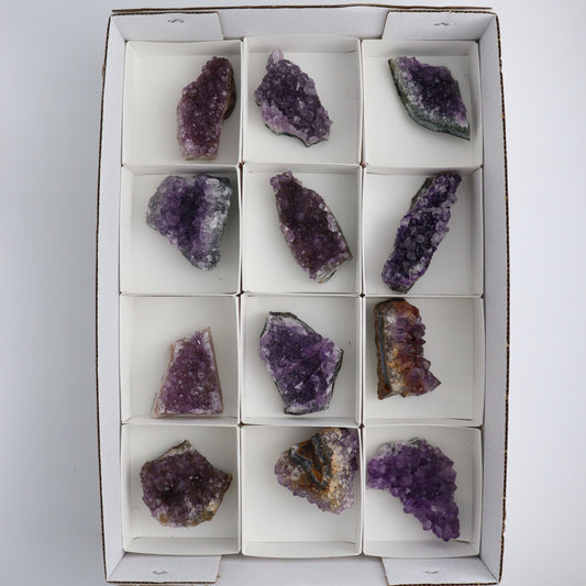 Amethyst Clusters Flat - Mi Esperanza Minerals