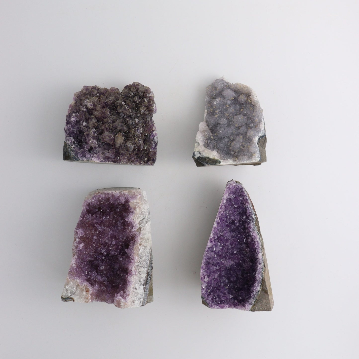 Amethyst Cut Base - Expert Wholesale and Supplier of Wholesale Crystals & Bulk Gemstones, ["Brazil","Cut Base","You will receive exact pieces shown in the pictures."]