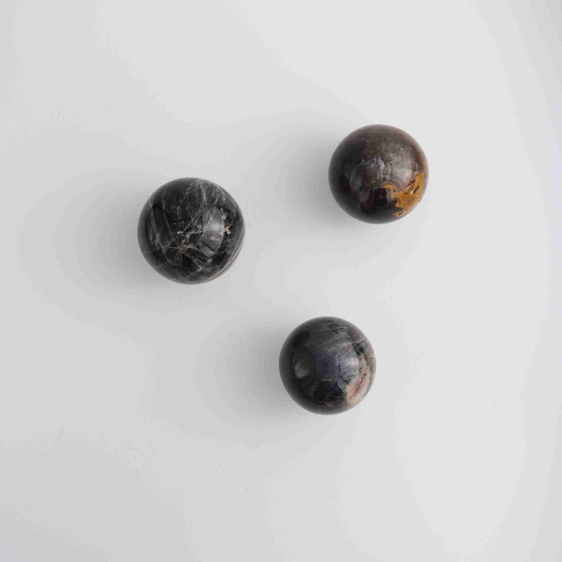 Black Moonstone Spheres - Expert Wholesale and Supplier of Wholesale Crystals & Bulk Gemstones, ["Madagascar","Spheres"]