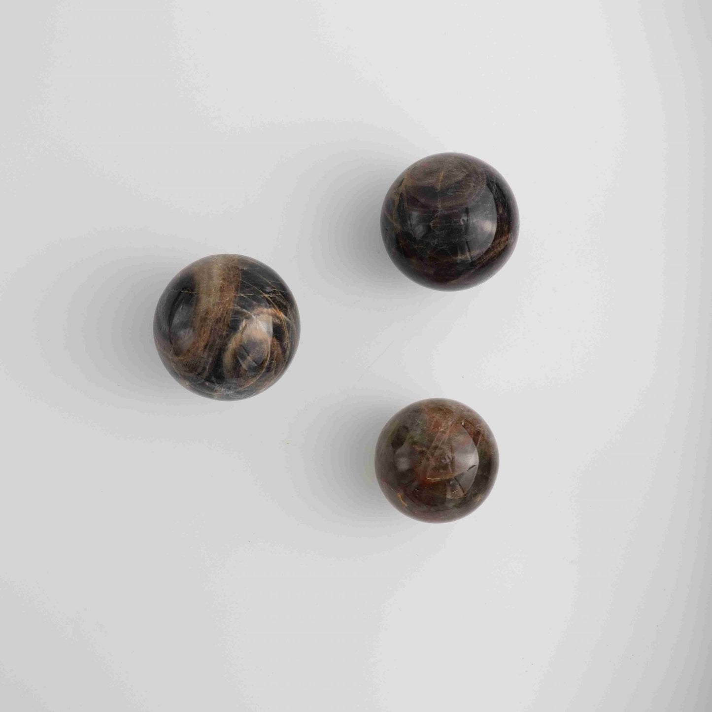 Black Moonstone Spheres - Expert Wholesale and Supplier of Wholesale Crystals & Bulk Gemstones, ["Madagascar","Spheres"]