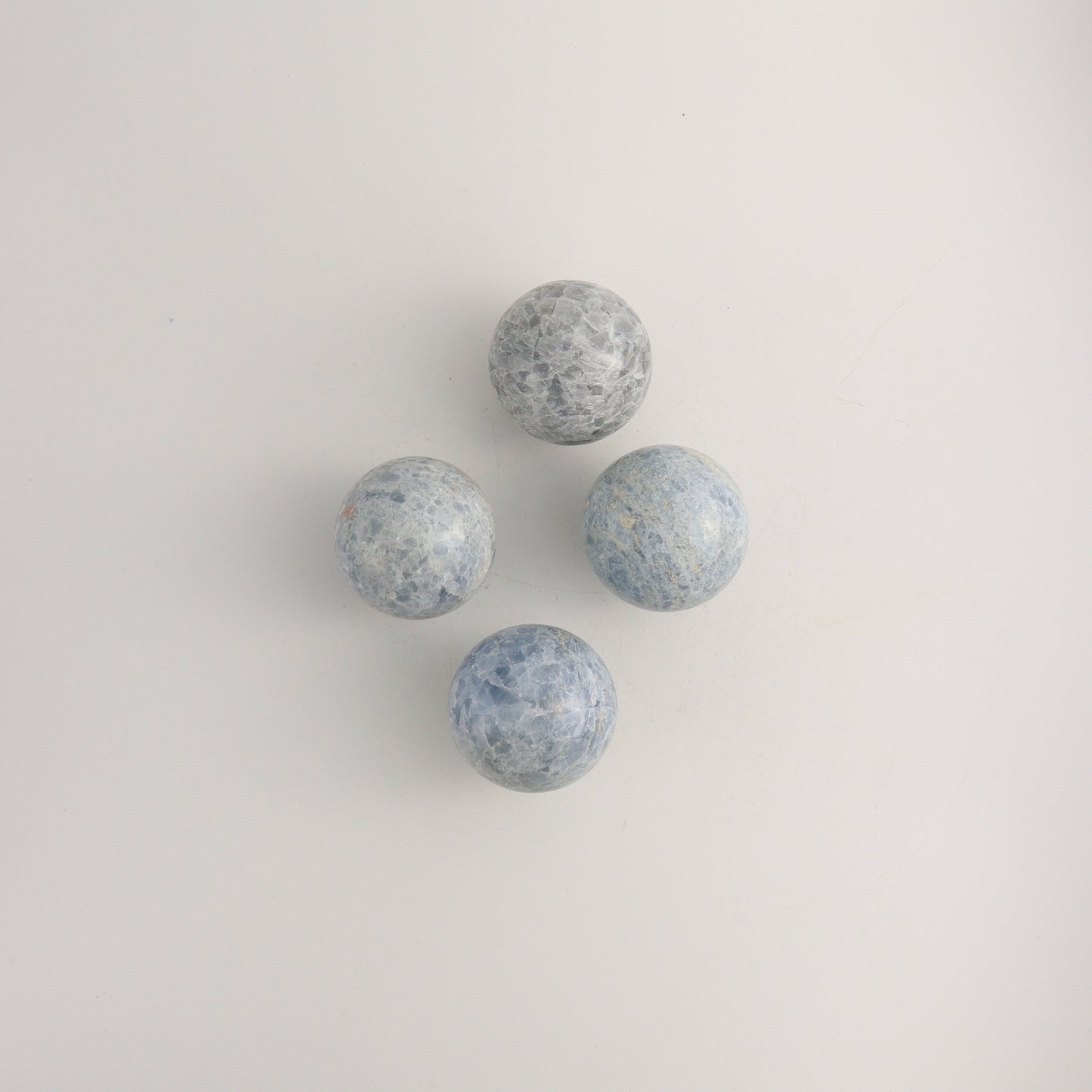Blue Calcite Spheres A - Expert Wholesale and Supplier of Wholesale Crystals & Bulk Gemstones, ["Calcite","Mexico","Spheres"]