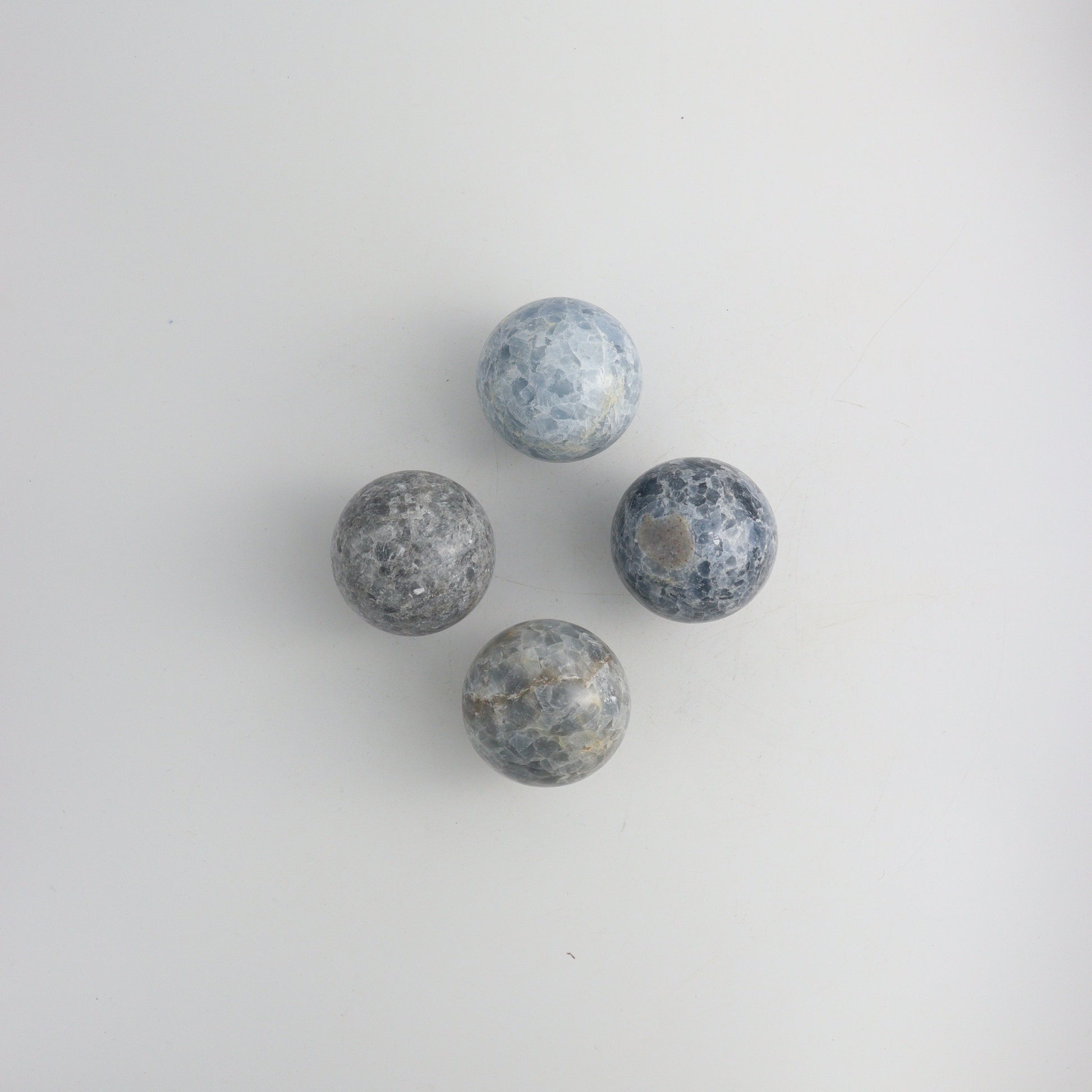 Blue Calcite Spheres E - Expert Wholesale and Supplier of Wholesale Crystals & Bulk Gemstones, ["Calcite","Mexico","Spheres"]