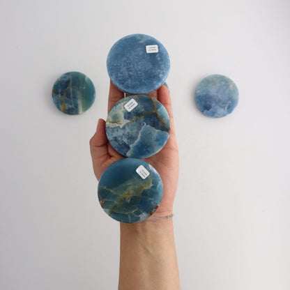 Blue Onyx Discs - Expert Wholesale and Supplier of Wholesale Crystals & Bulk Gemstones, ["Mexico","Onyx","Slices and Slabs"]