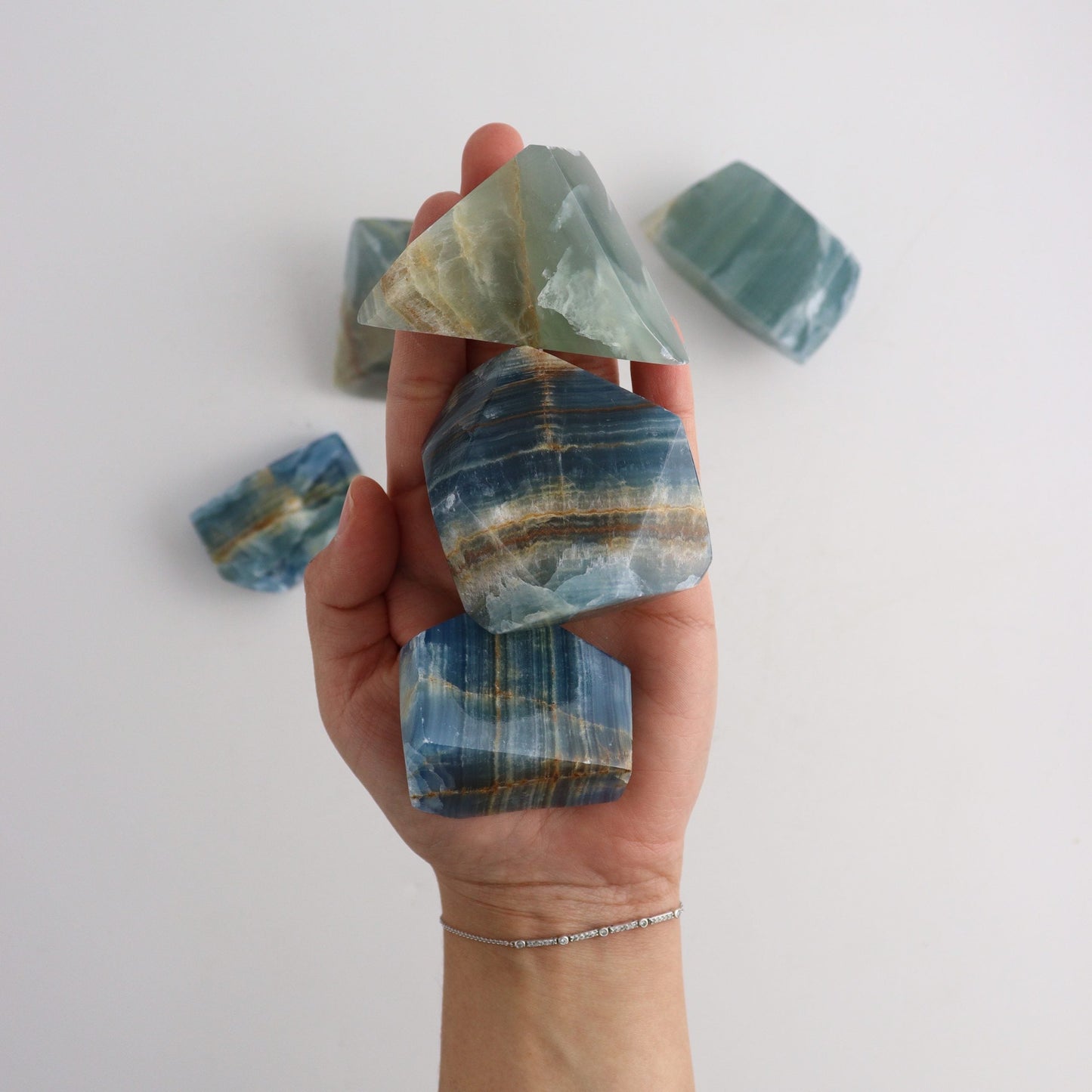 Blue Onyx Freeforms - Expert Wholesale and Supplier of Wholesale Crystals & Bulk Gemstones, ["Freeforms","Mexico","Onyx"]