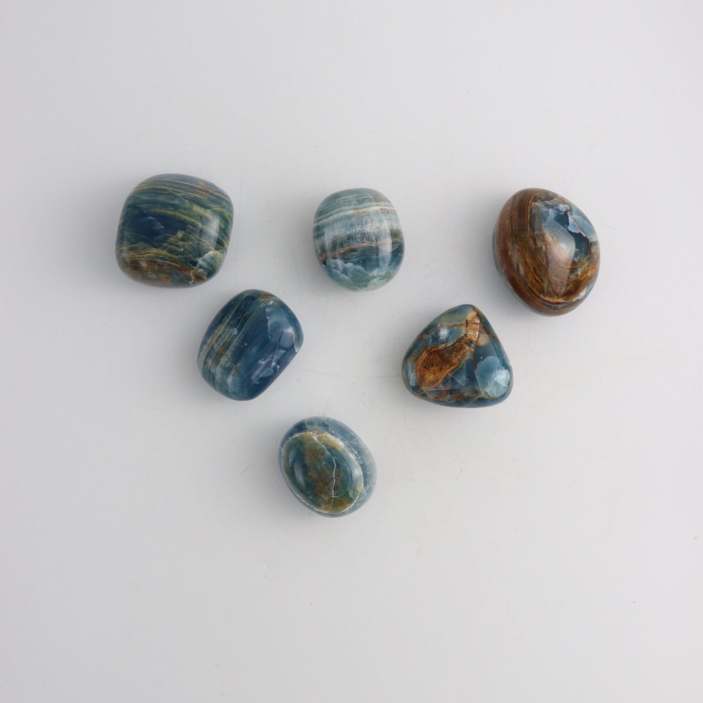 Blue Onyx Pebbles - Expert Wholesale and Supplier of Wholesale Crystals & Bulk Gemstones, ["Freeforms","Mexico","Onyx"]