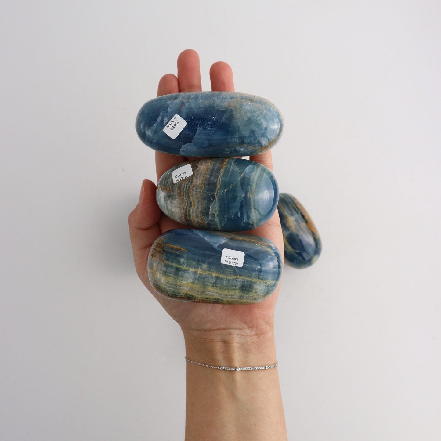 Blue Onyx Pebbles - Expert Wholesale and Supplier of Wholesale Crystals & Bulk Gemstones, ["Freeforms","Mexico","Onyx"]