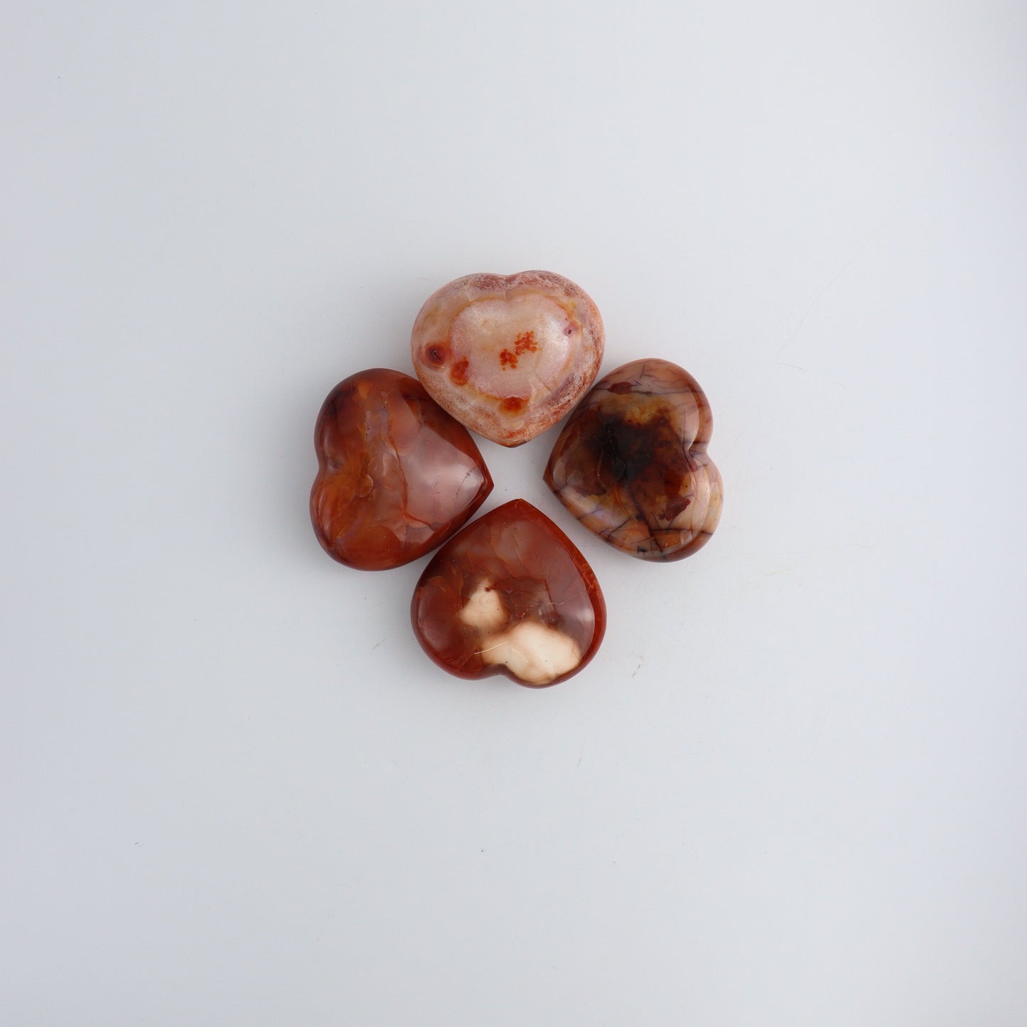 Carnelian Hearts - Expert Wholesale and Supplier of Wholesale Crystals & Bulk Gemstones, ["Hearts","Madagascar"]