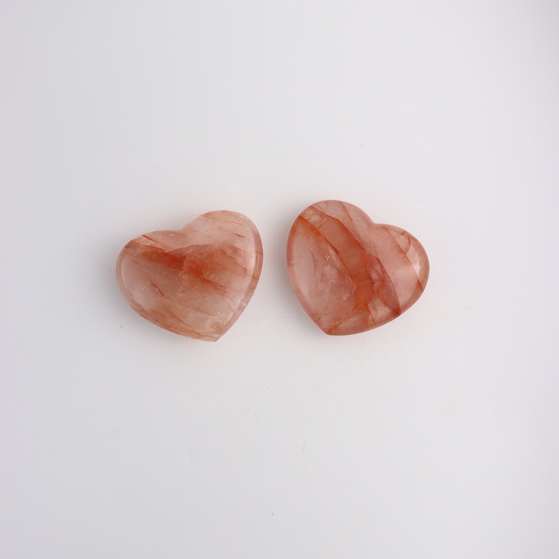 Fire Quartz Hearts - Expert Wholesale and Supplier of Wholesale Crystals & Bulk Gemstones, ["Fire Quartz","Hearts","Madagascar","Quartz"]