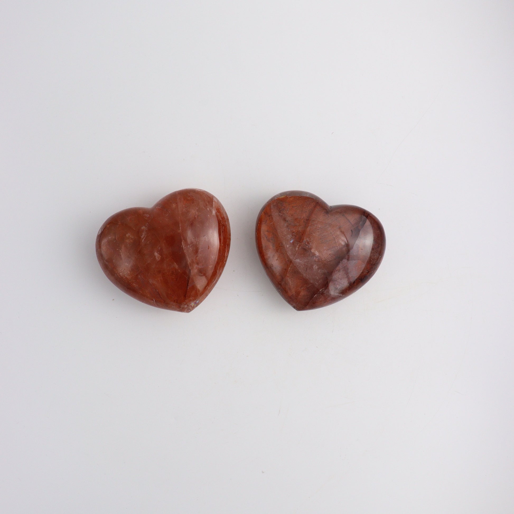 Fire Quartz Hearts - Expert Wholesale and Supplier of Wholesale Crystals & Bulk Gemstones, ["Fire Quartz","Hearts","Madagascar","Quartz"]