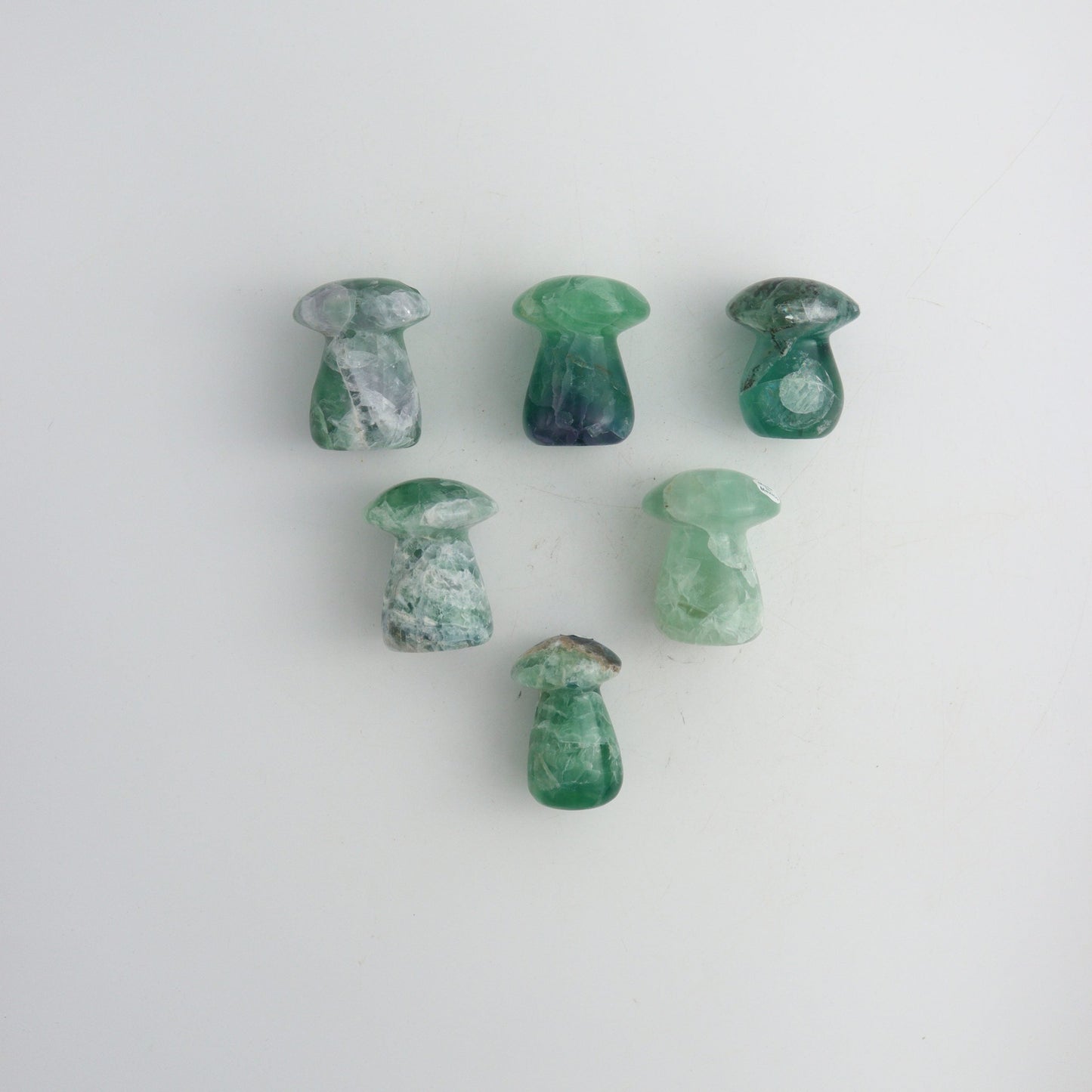 Fluorite Mushrooms - Expert Wholesale and Supplier of Wholesale Crystals & Bulk Gemstones, ["Fluorite","Mexico","Mixed Carvings"]
