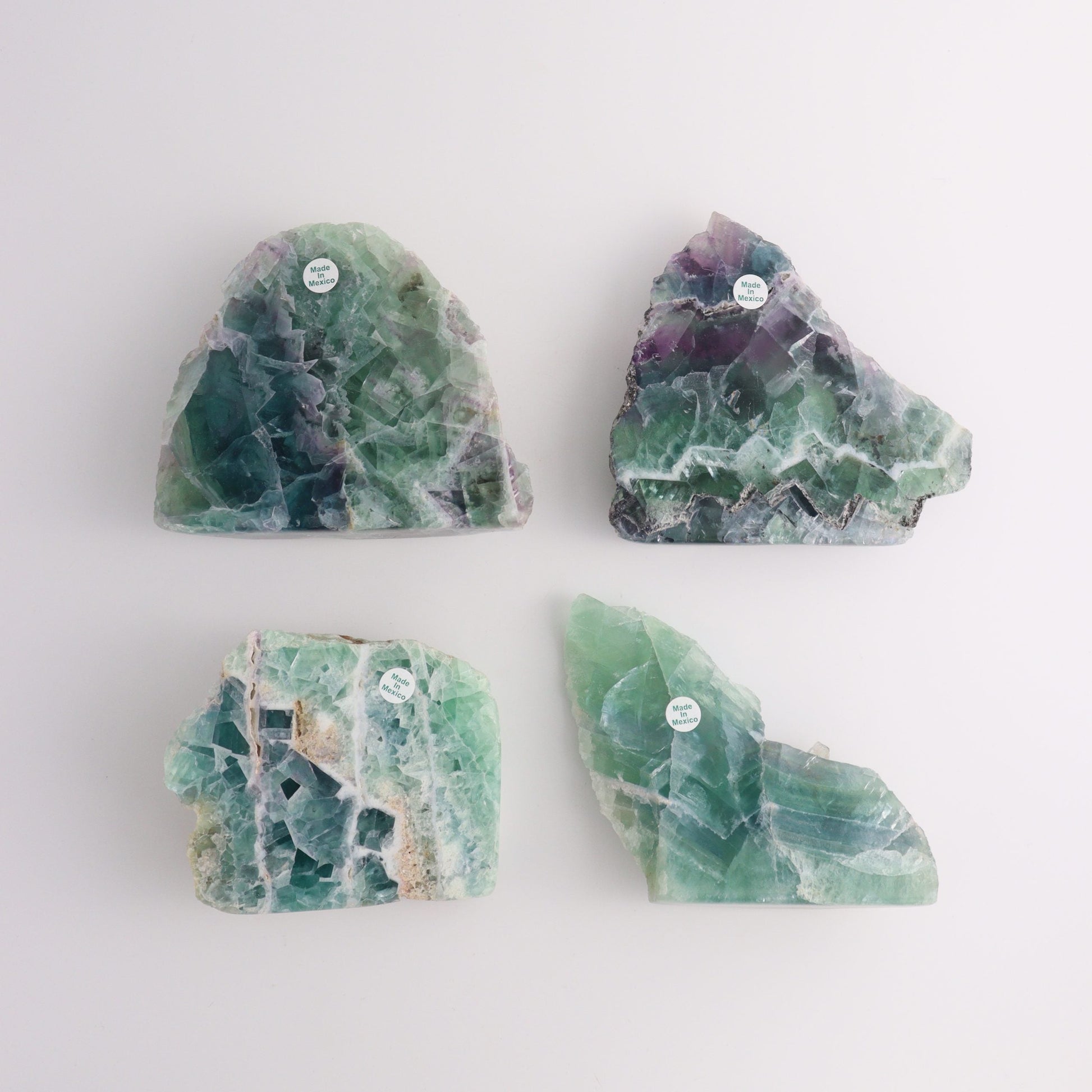 Fluorite Slices - Expert Wholesale and Supplier of Wholesale Crystals & Bulk Gemstones, ["Fluorite","Mexico","Slices and Slabs"]