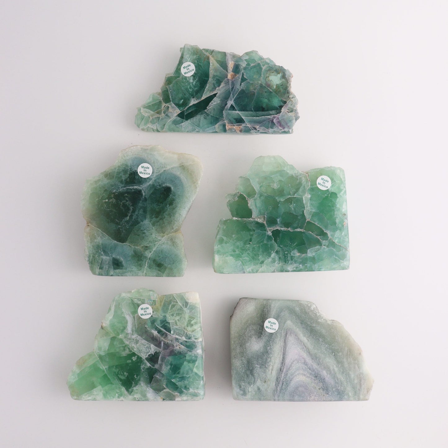Fluorite Slices - Expert Wholesale and Supplier of Wholesale Crystals & Bulk Gemstones, ["Fluorite","Mexico","Slices and Slabs"]