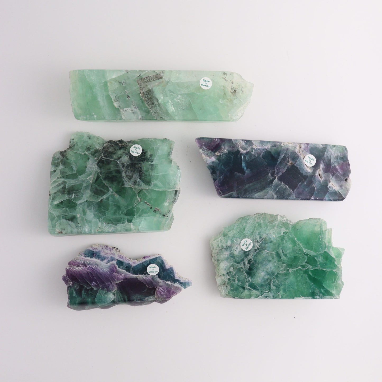 Fluorite Slices - Expert Wholesale and Supplier of Wholesale Crystals & Bulk Gemstones, ["Fluorite","Mexico","Slices and Slabs"]