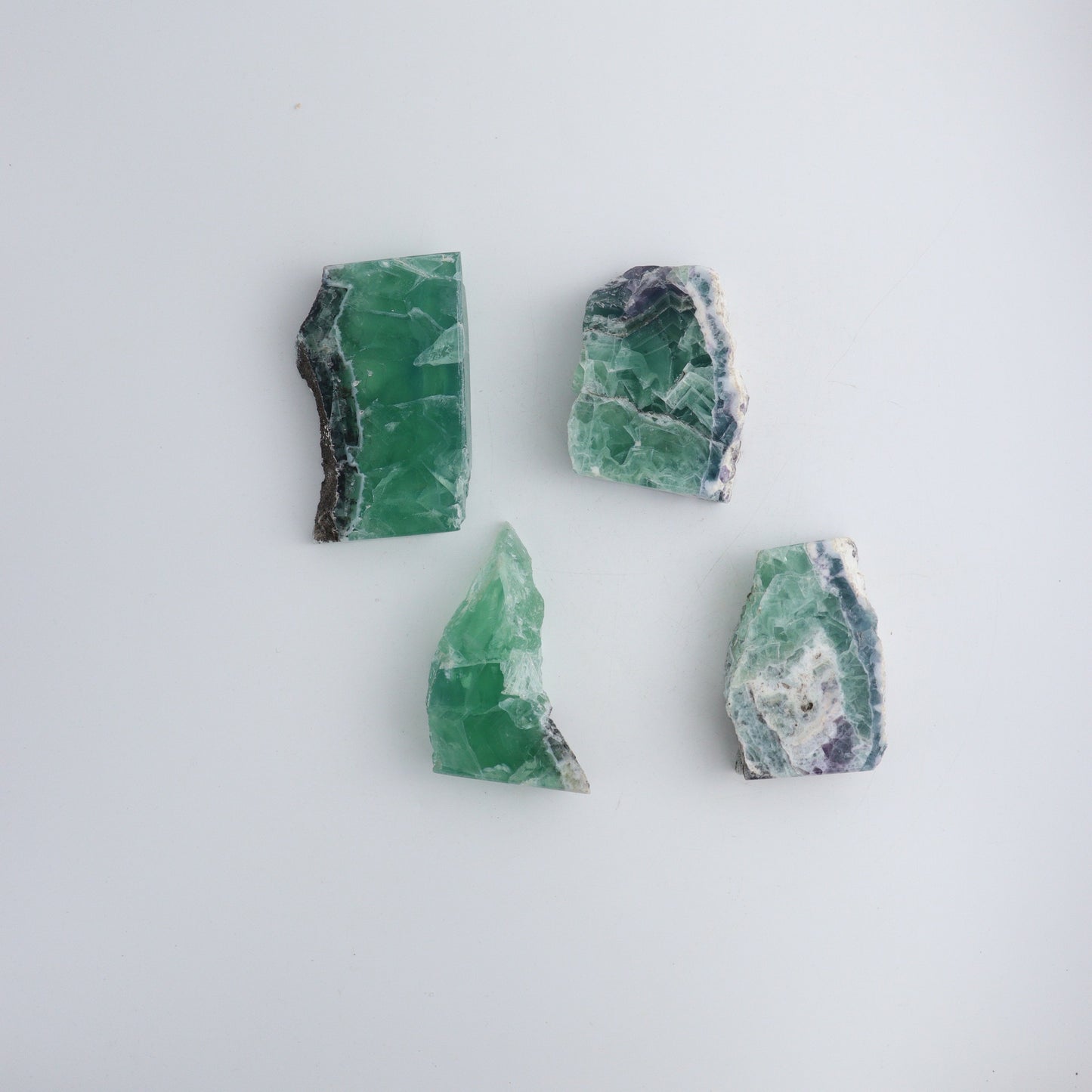 Fluorite Standing Slabs - Expert Wholesale and Supplier of Wholesale Crystals & Bulk Gemstones, ["Fluorite","Mexico","Slices and Slabs"]