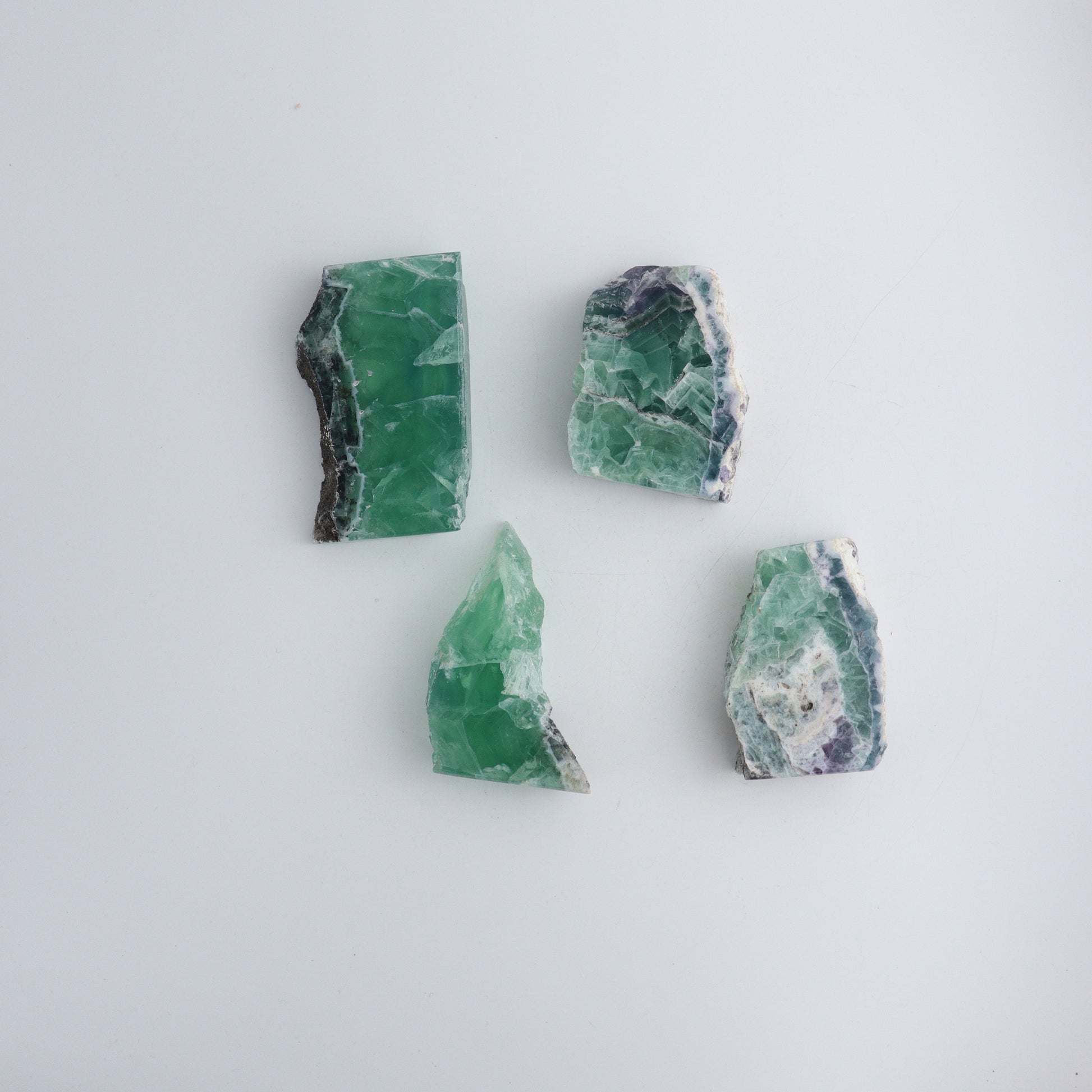 Fluorite Standing Slabs - Expert Wholesale and Supplier of Wholesale Crystals & Bulk Gemstones, ["Fluorite","Mexico","Slices and Slabs"]