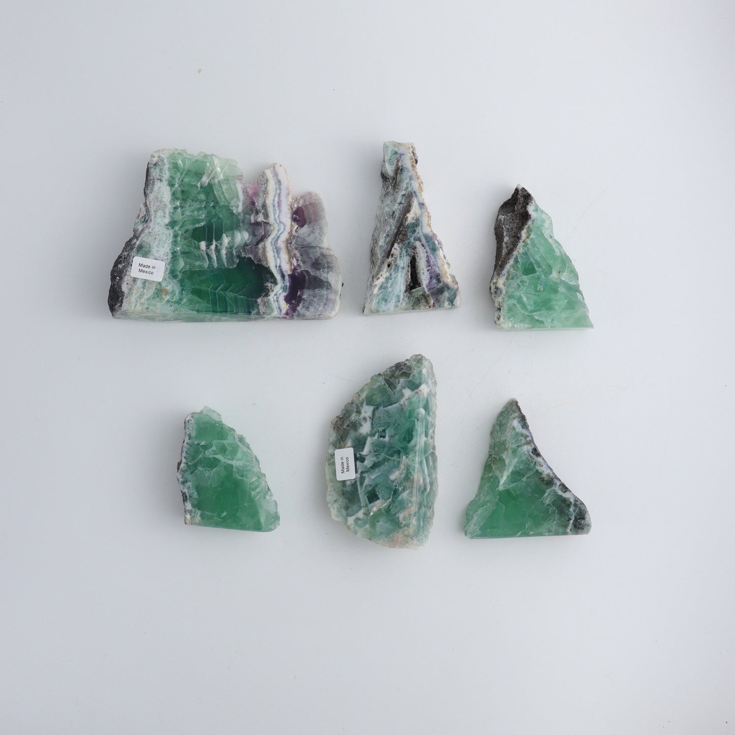 Fluorite Standing Slabs - Expert Wholesale and Supplier of Wholesale Crystals & Bulk Gemstones, ["Fluorite","Mexico","Slices and Slabs"]