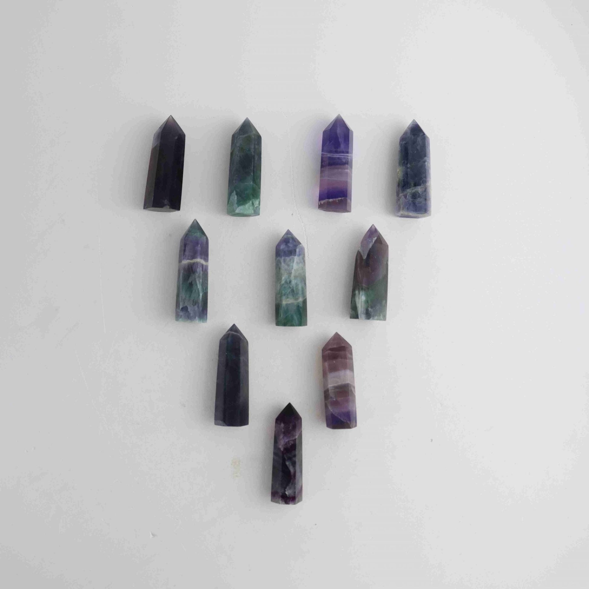 Fluorite Tower Set - Expert Wholesale and Supplier of Wholesale Crystals & Bulk Gemstones, ["China","Fluorite","Towers"]