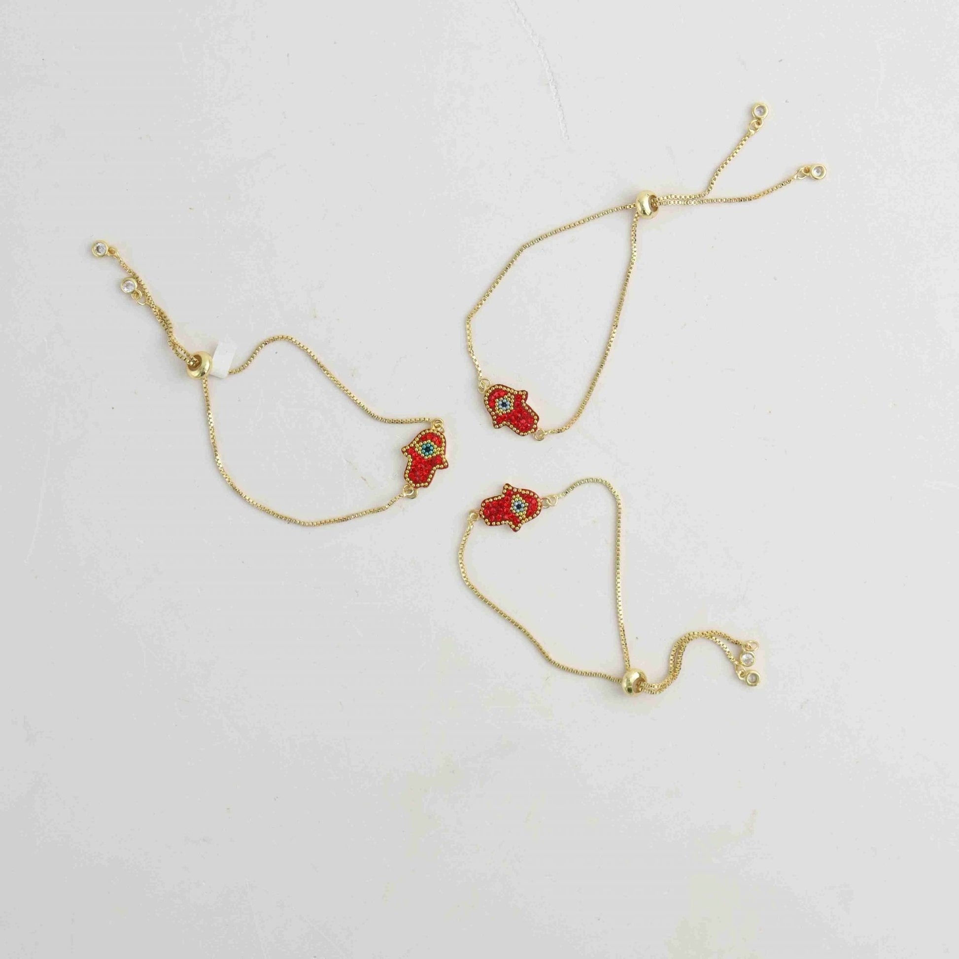 ONE Red Hamsa Bracelet - Expert Wholesale and Supplier of Wholesale Crystals & Bulk Gemstones, ["Bracelet","Jewelry"]