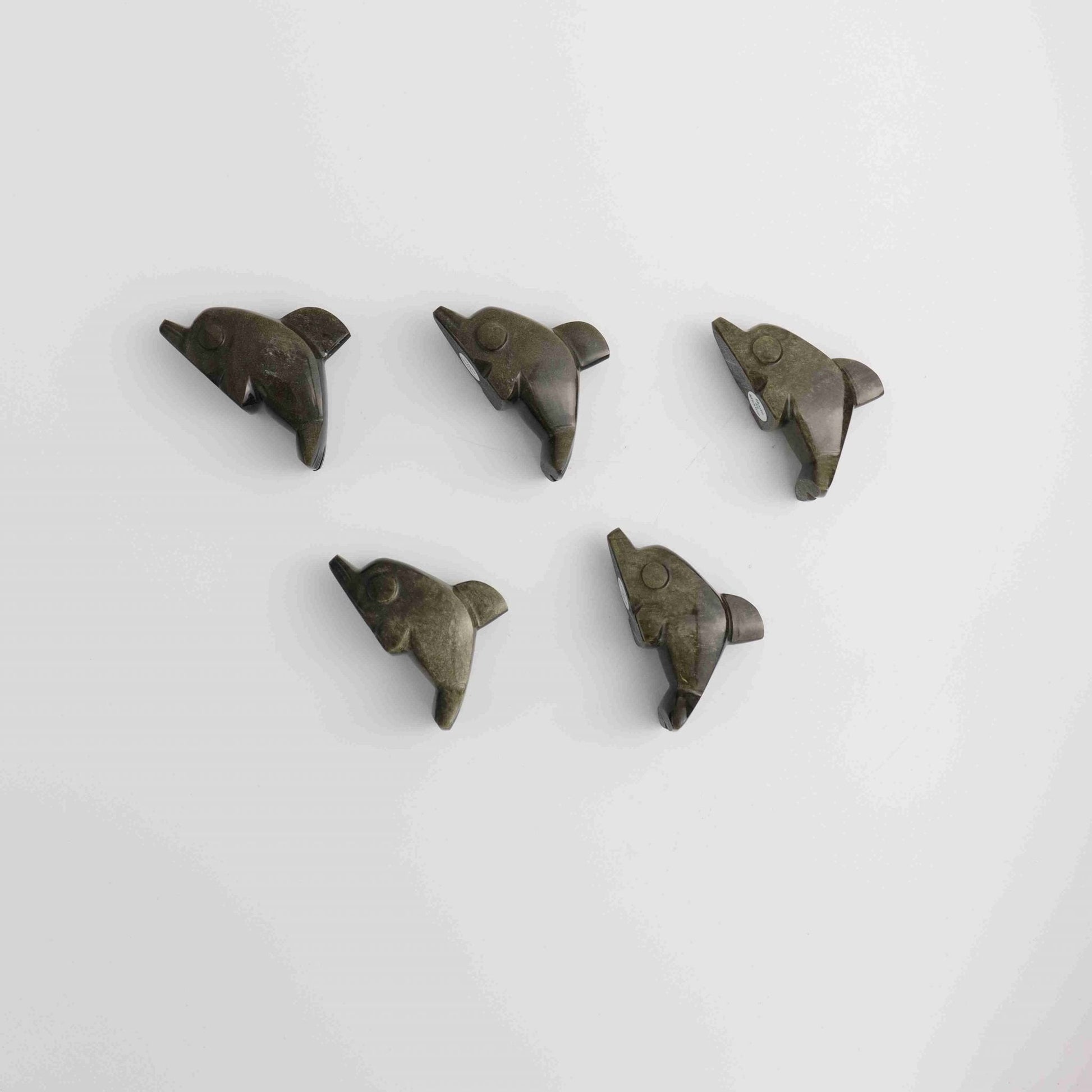 Gold Sheen Obsidian Dolphin - Expert Wholesale and Supplier of Wholesale Crystals & Bulk Gemstones, ["Animal Carvings","Gold Sheen Obsidian","Mexico"]