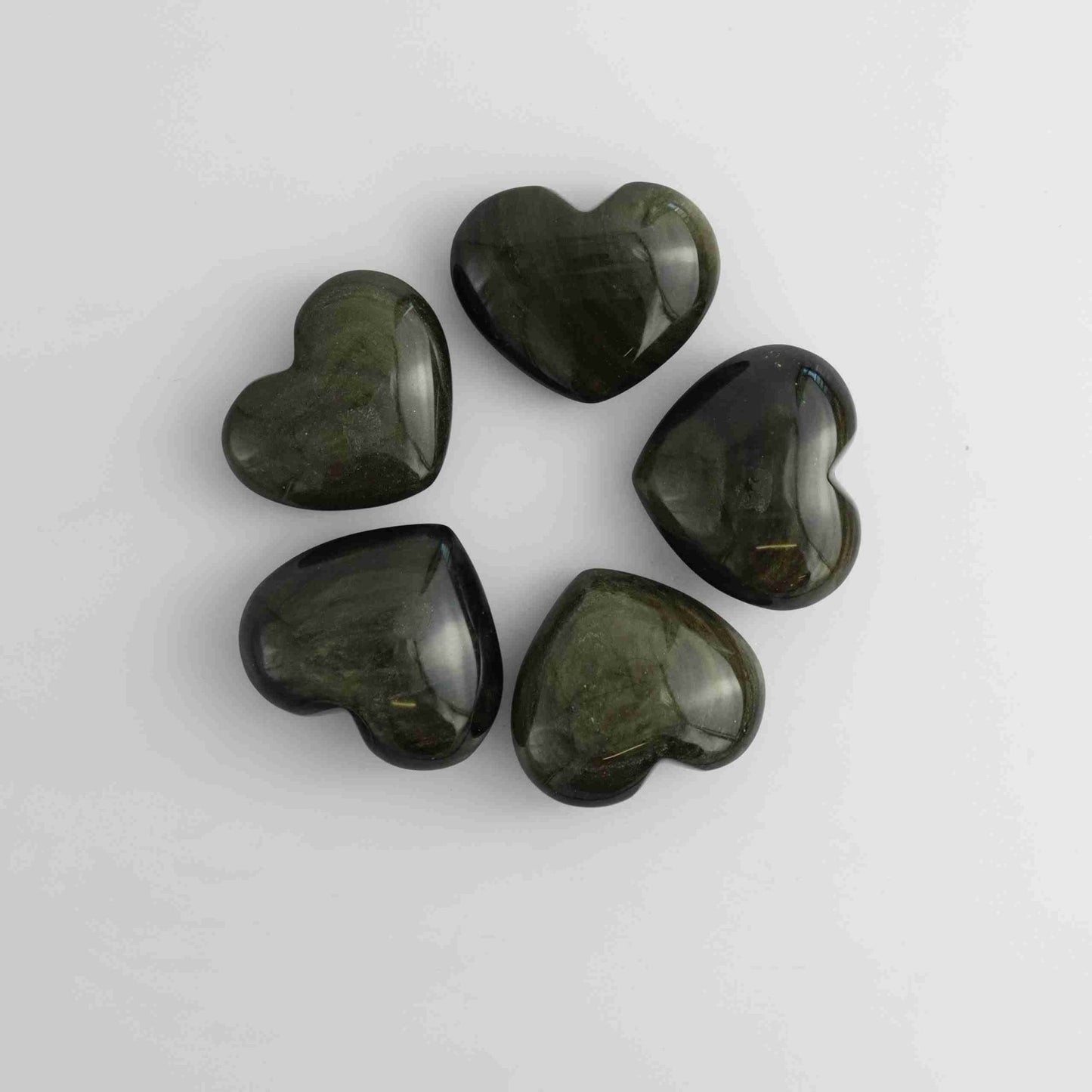 Gold Sheen Obsidian Heart - Expert Wholesale and Supplier of Wholesale Crystals & Bulk Gemstones, []
