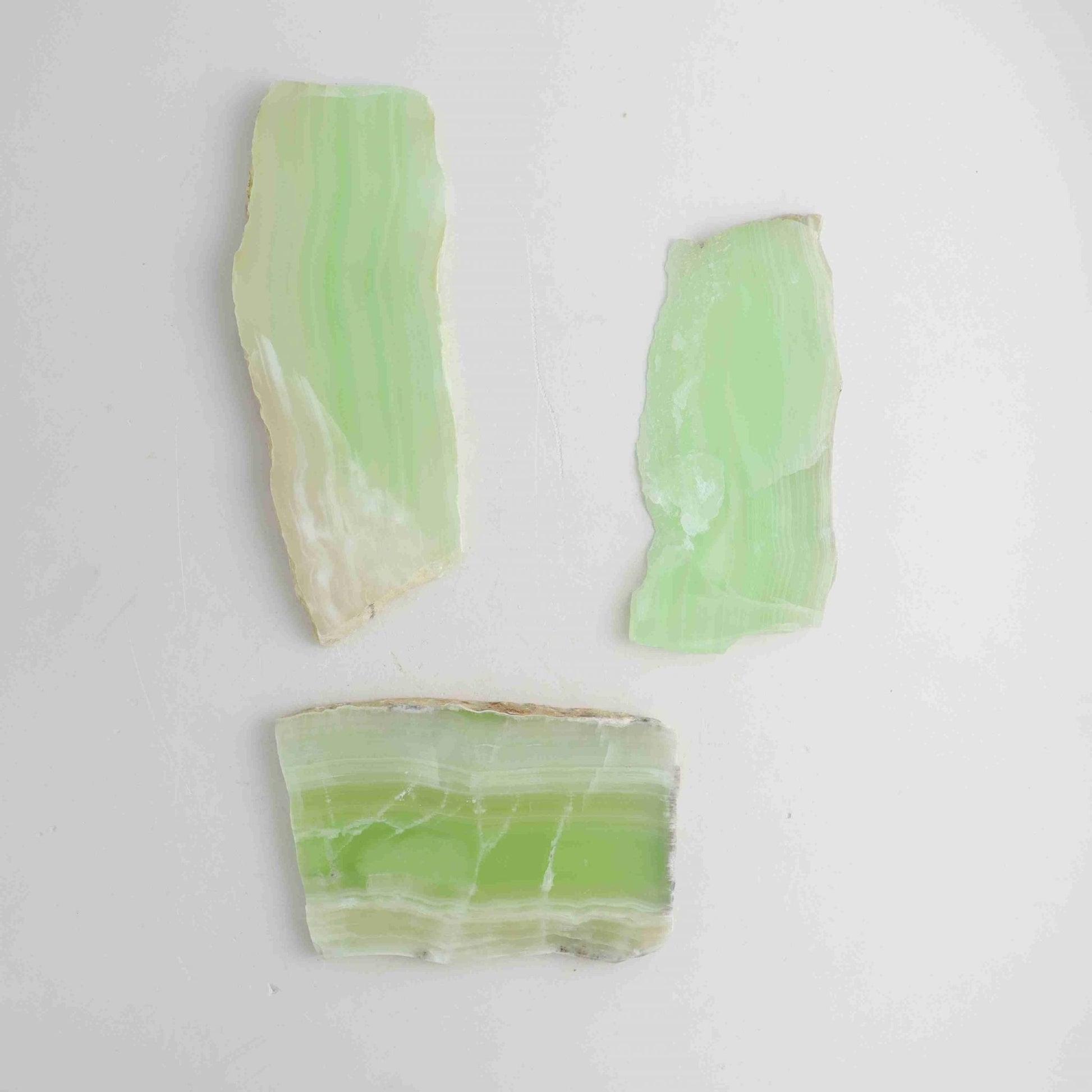 Green Calcite Slabs - Expert Wholesale and Supplier of Wholesale Crystals & Bulk Gemstones, ["Calcite","Mexico","Slices and Slabs"]