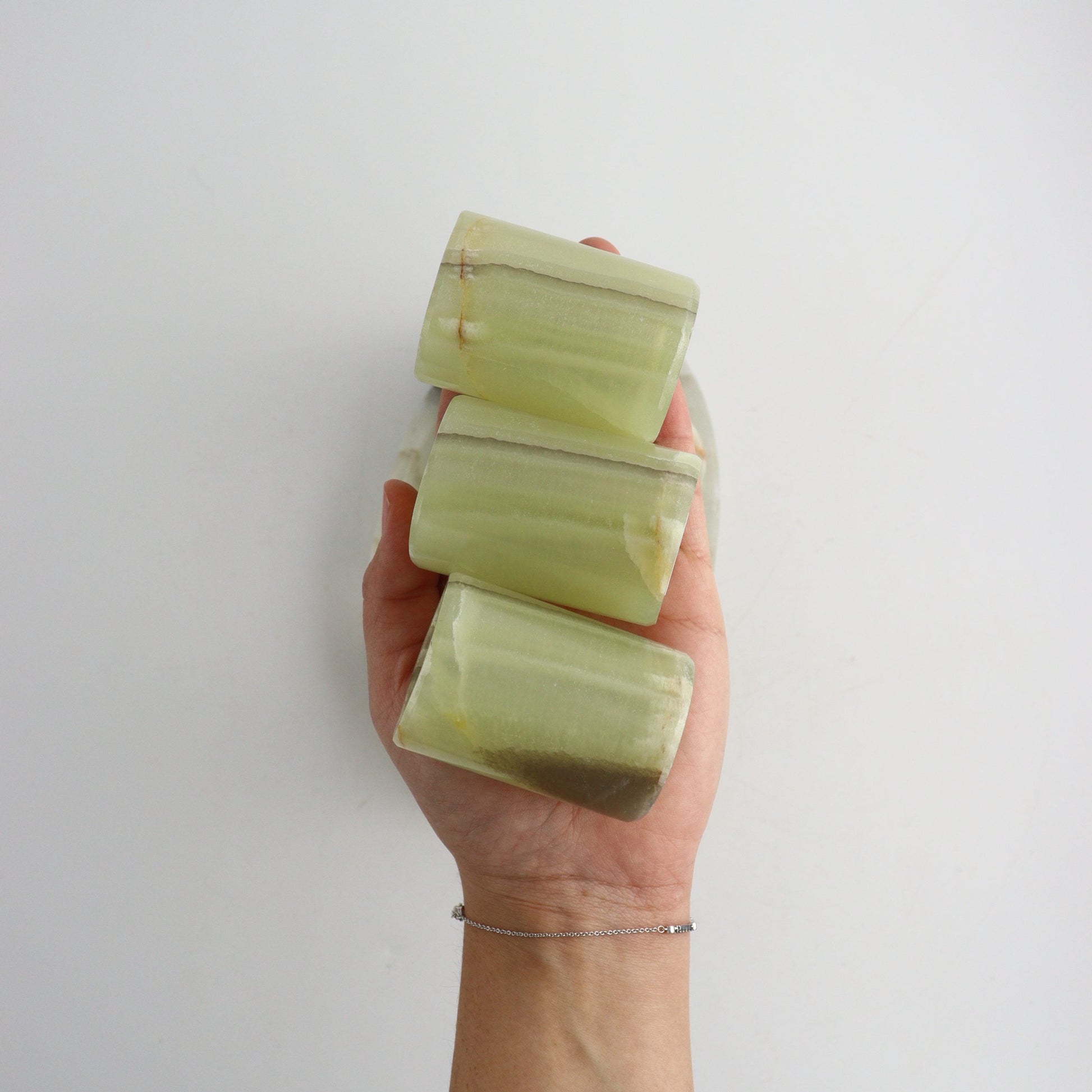 Green Onyx Shot Glass Set of 6 - Expert Wholesale and Supplier of Wholesale Crystals & Bulk Gemstones, ["Accessories","Mexico","Onyx"]