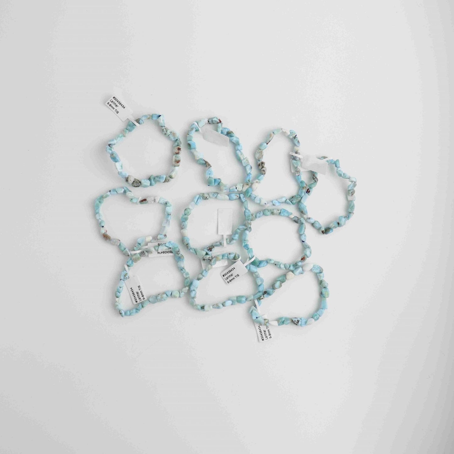 Larimar Bracelet Set of 10 - Expert Wholesale and Supplier of Wholesale Crystals & Bulk Gemstones, ["Jewelry","Larimar"]