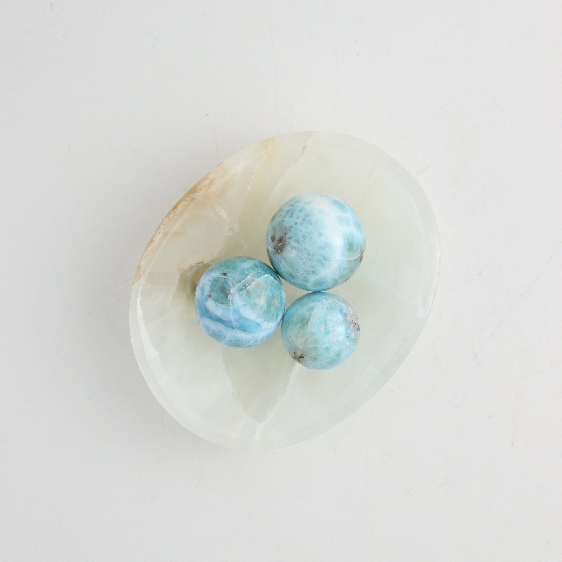 Larimar Mini Spheres - Expert Wholesale and Supplier of Wholesale Crystals & Bulk Gemstones, ["Spheres"]