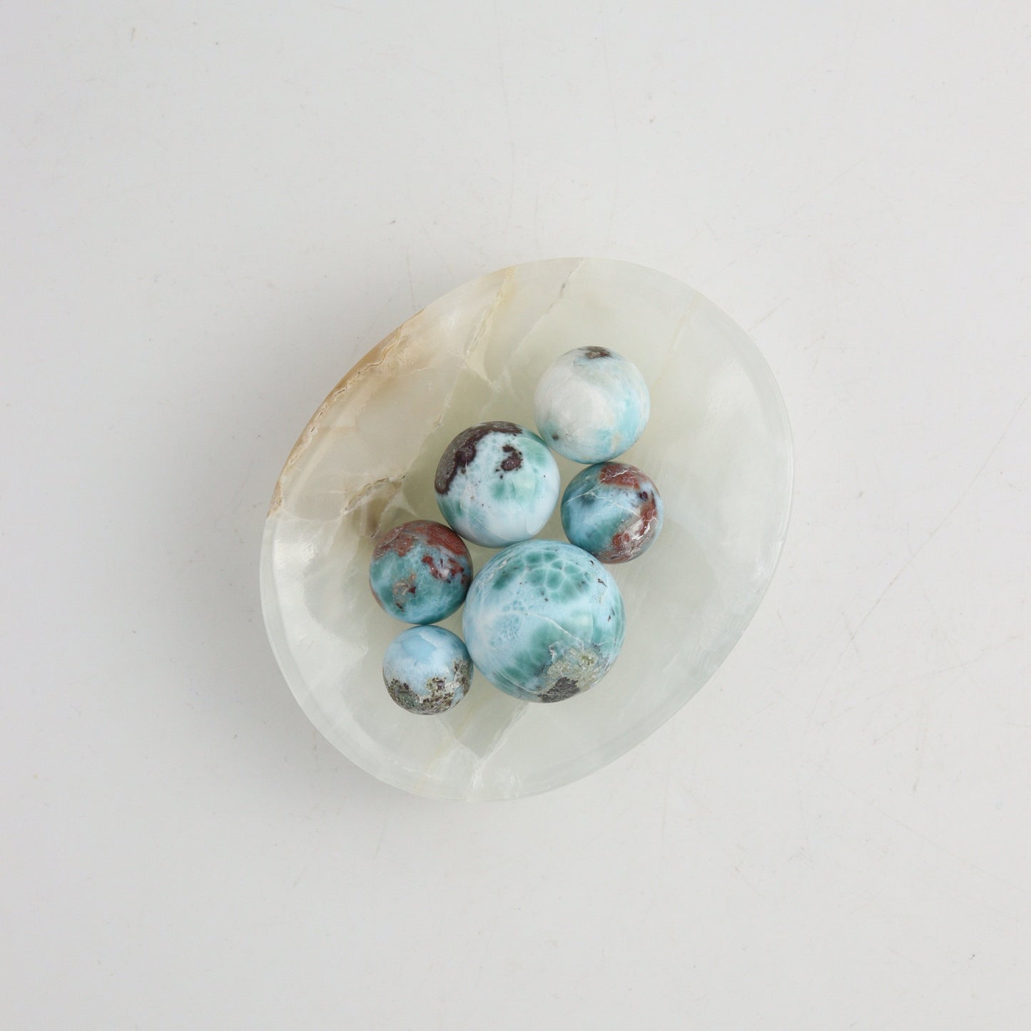 Larimar Mini Spheres - Expert Wholesale and Supplier of Wholesale Crystals & Bulk Gemstones, ["Spheres"]