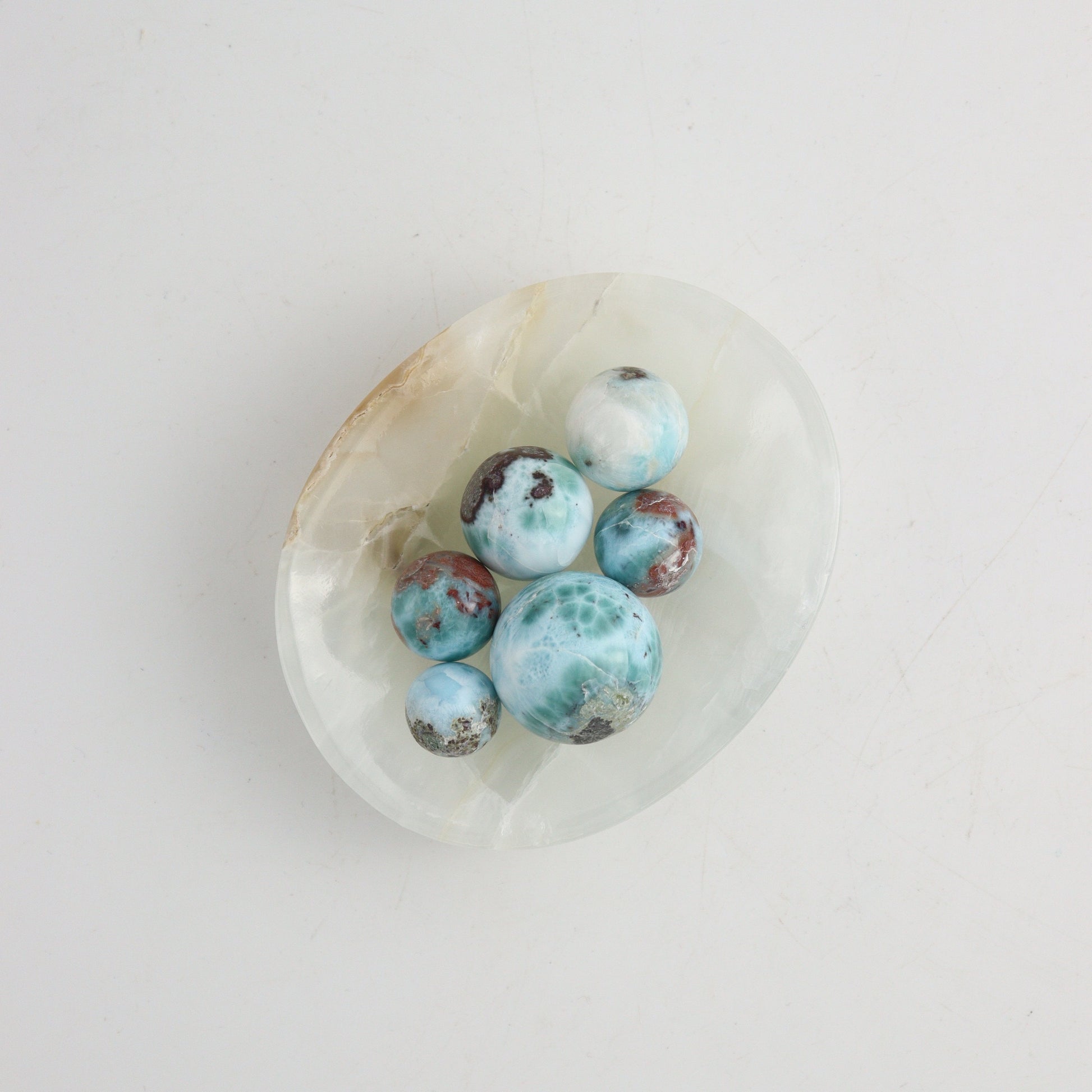 Larimar Mini Spheres - Expert Wholesale and Supplier of Wholesale Crystals & Bulk Gemstones, ["Spheres"]