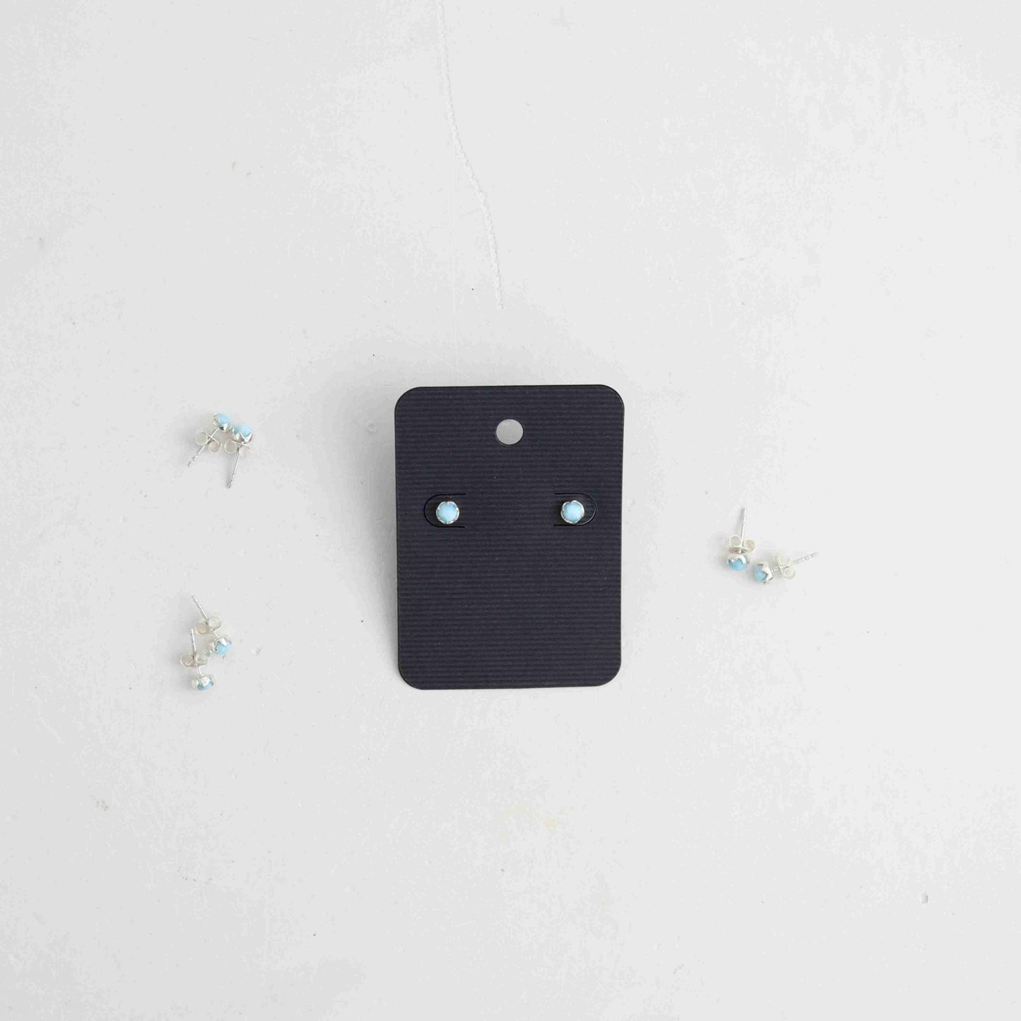 Larimar Stud Earrings Set of 4 - Expert Wholesale and Supplier of Wholesale Crystals & Bulk Gemstones, ["earrings","Jewelry"]