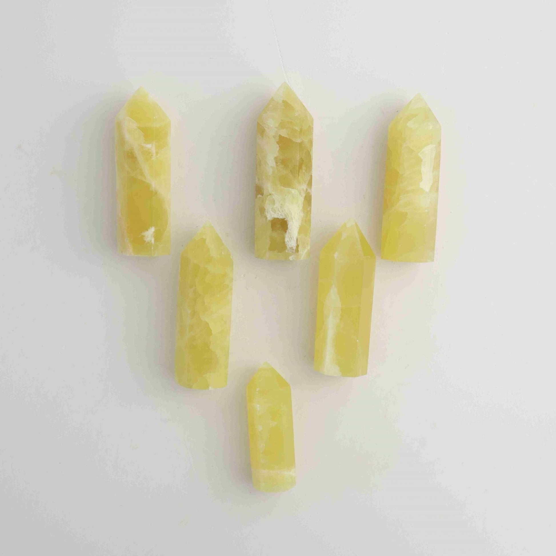 Lemon Calcite Towers - Expert Supplier of Wholesale Crystals & Bulk Gemstones