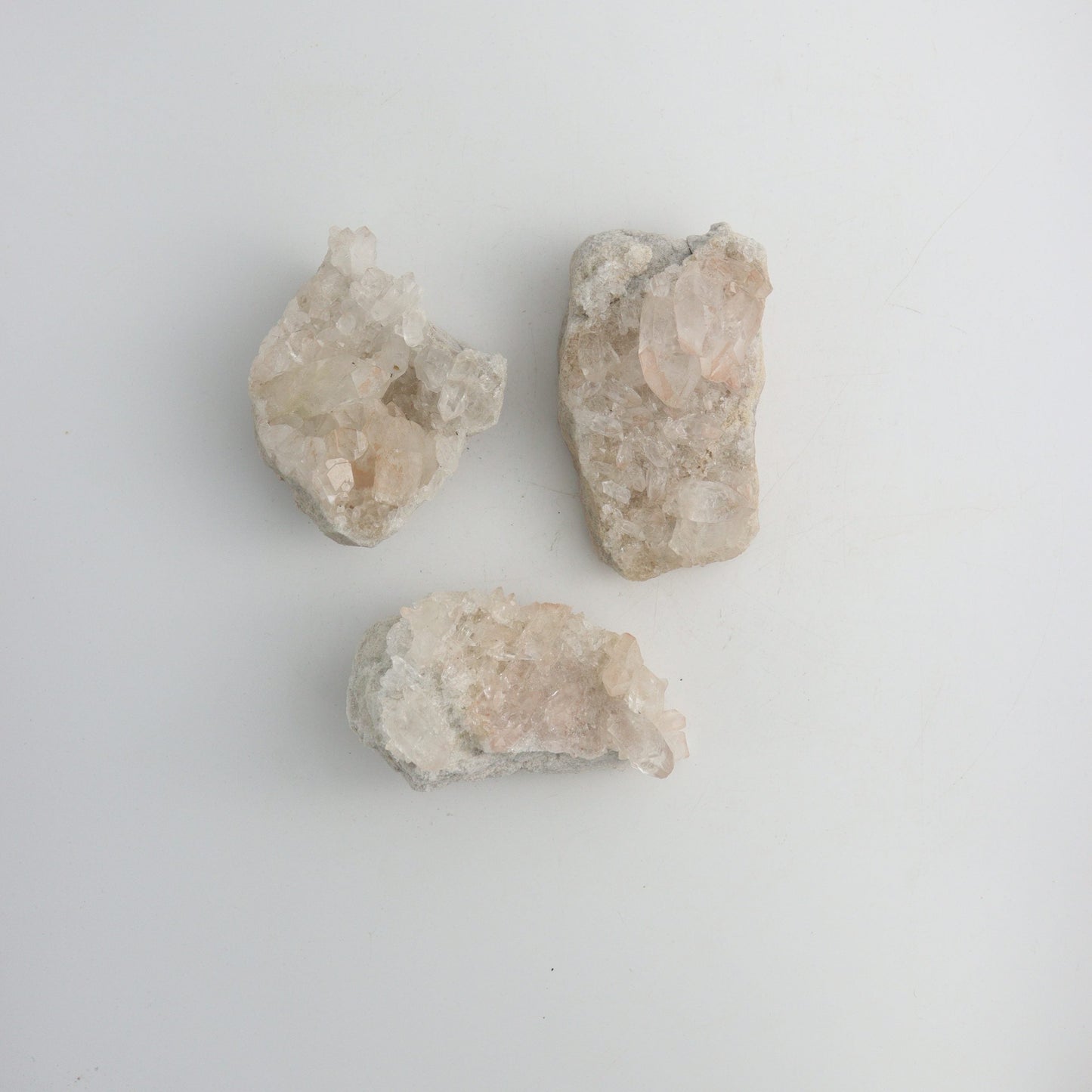 Lemurian Clusters Flat - Mi Esperanza Minerals