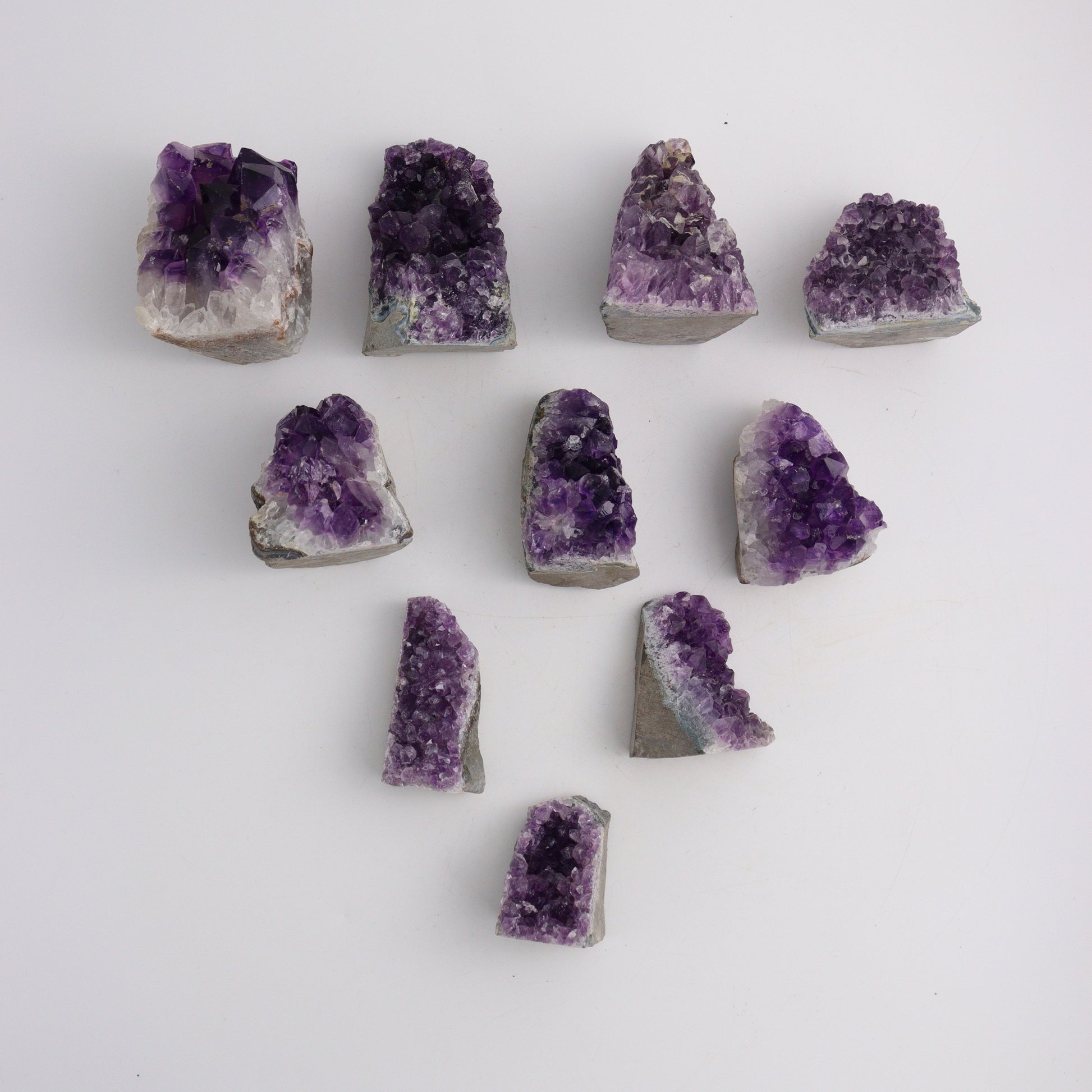 Mini Amethyst Cut Base - Expert Wholesale and Supplier of Wholesale Crystals & Bulk Gemstones, ["Amethyst","Brazil","Cut Base"]