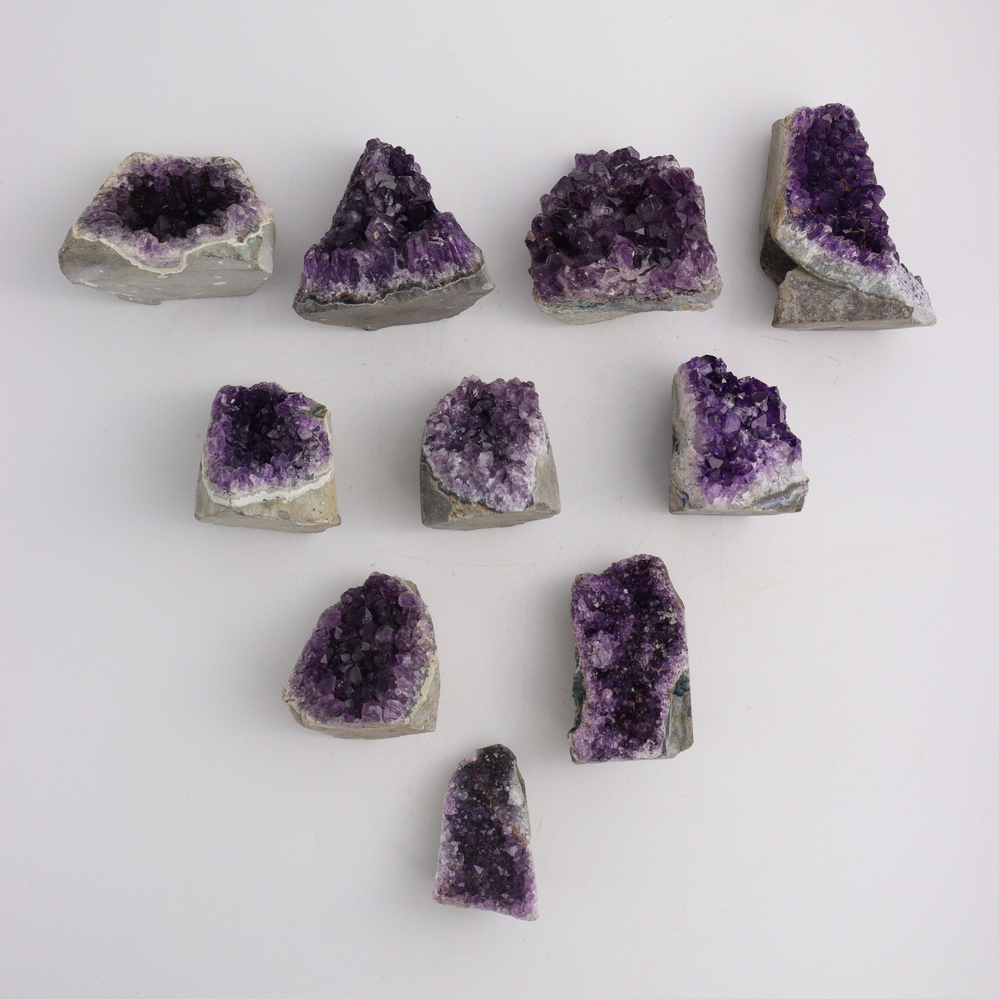 Mini Amethyst Cut Base - Expert Wholesale and Supplier of Wholesale Crystals & Bulk Gemstones, ["Amethyst","Brazil","Cut Base"]