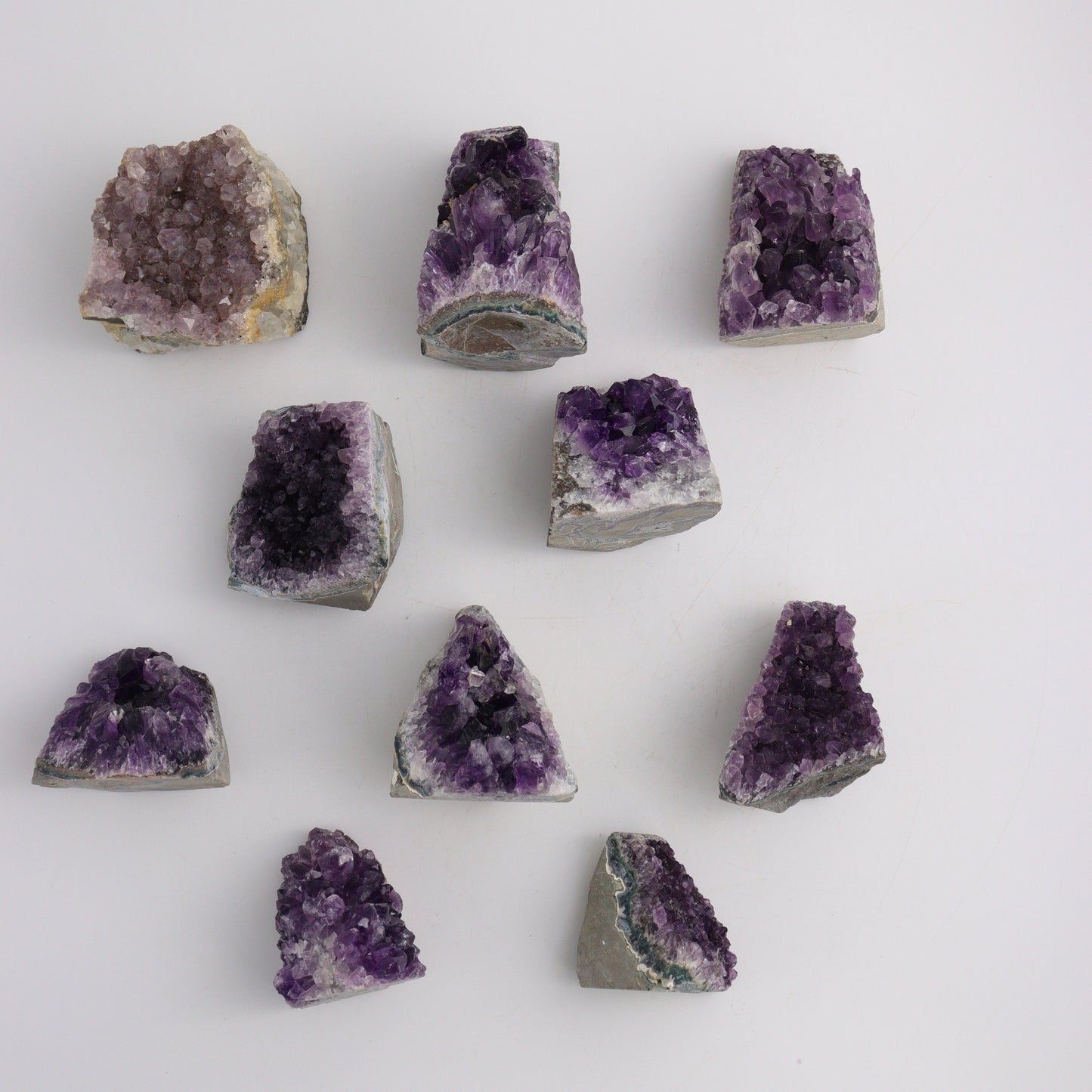 Mini Amethyst Cut Base - Expert Wholesale and Supplier of Wholesale Crystals & Bulk Gemstones, ["Amethyst","Brazil","Cut Base"]