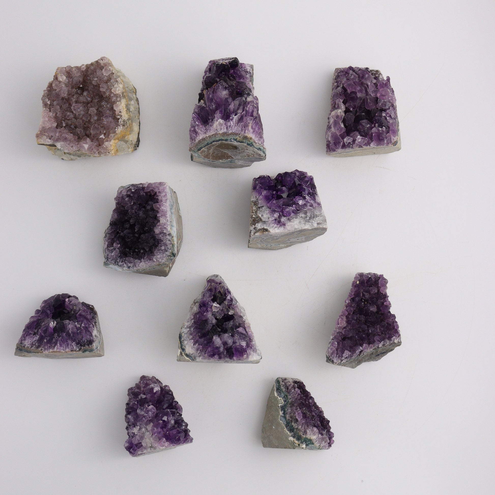 Mini Amethyst Cut Base - Expert Wholesale and Supplier of Wholesale Crystals & Bulk Gemstones, ["Amethyst","Brazil","Cut Base"]