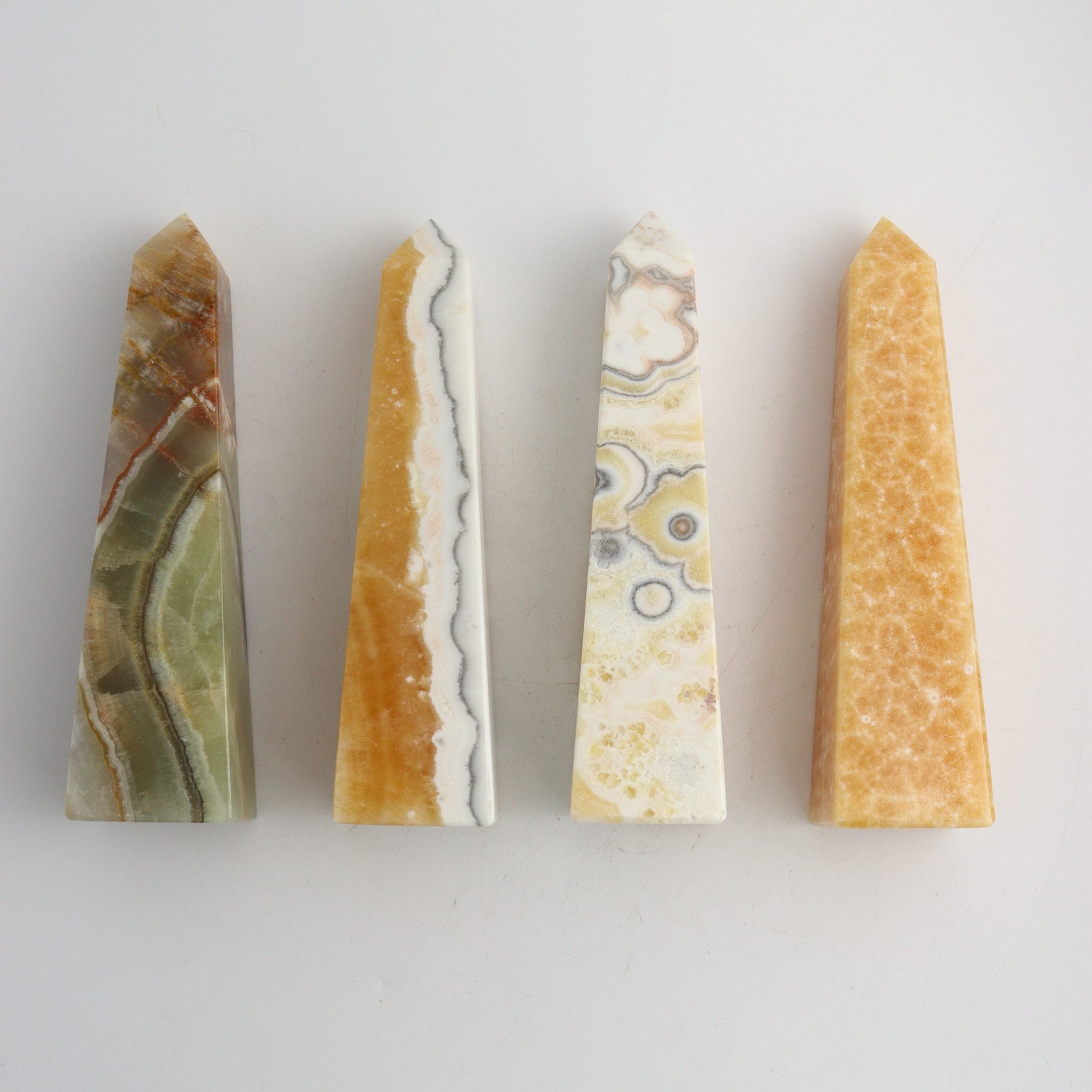 Mixed Onyx Towers - Expert Wholesale and Supplier of Wholesale Crystals & Bulk Gemstones, ["Mexico","Onyx","Towers"]