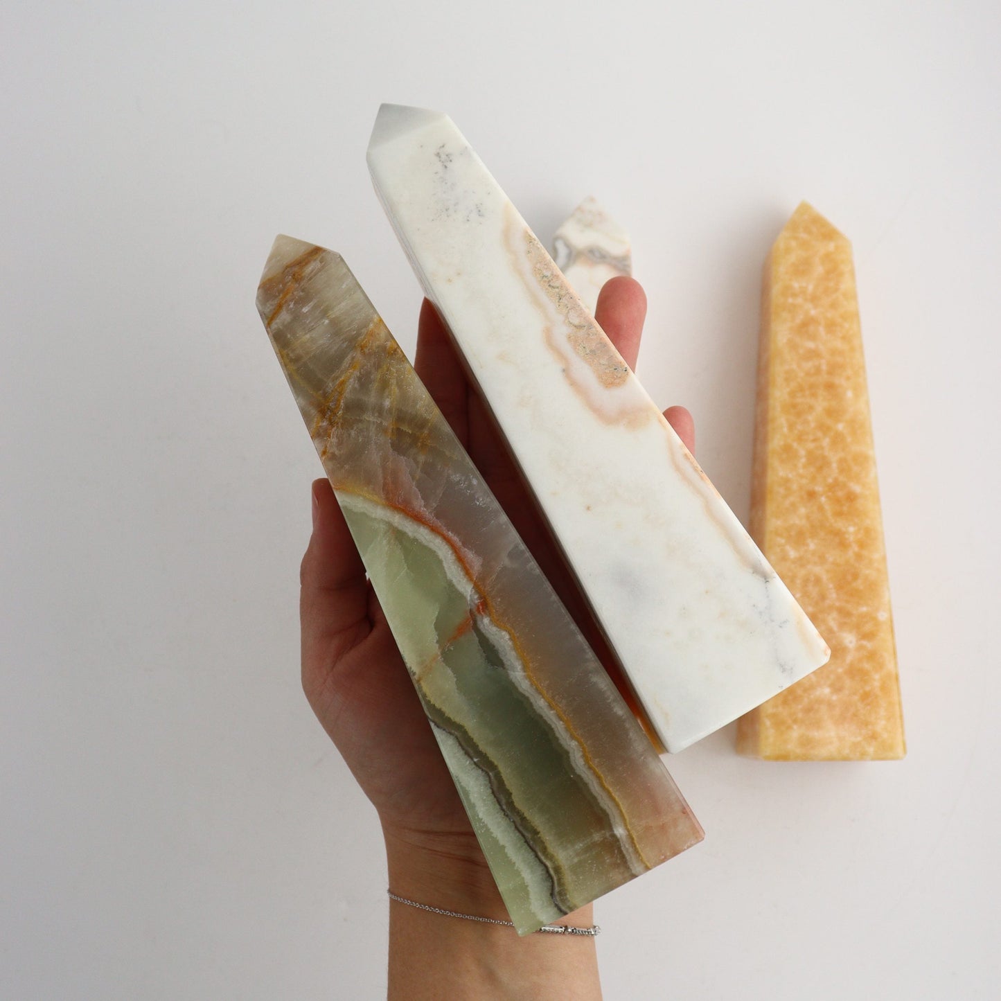 Mixed Onyx Towers - Expert Wholesale and Supplier of Wholesale Crystals & Bulk Gemstones, ["Mexico","Onyx","Towers"]