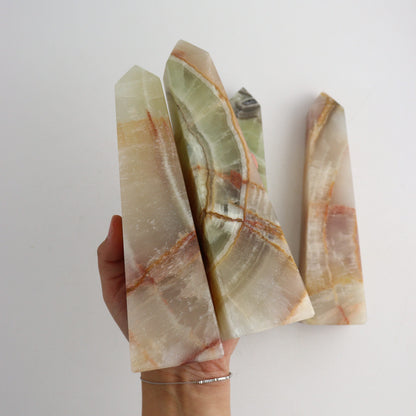 Mixed Onyx Towers - Expert Wholesale and Supplier of Wholesale Crystals & Bulk Gemstones, ["Accessories","Mexico","Onyx","Towers"]