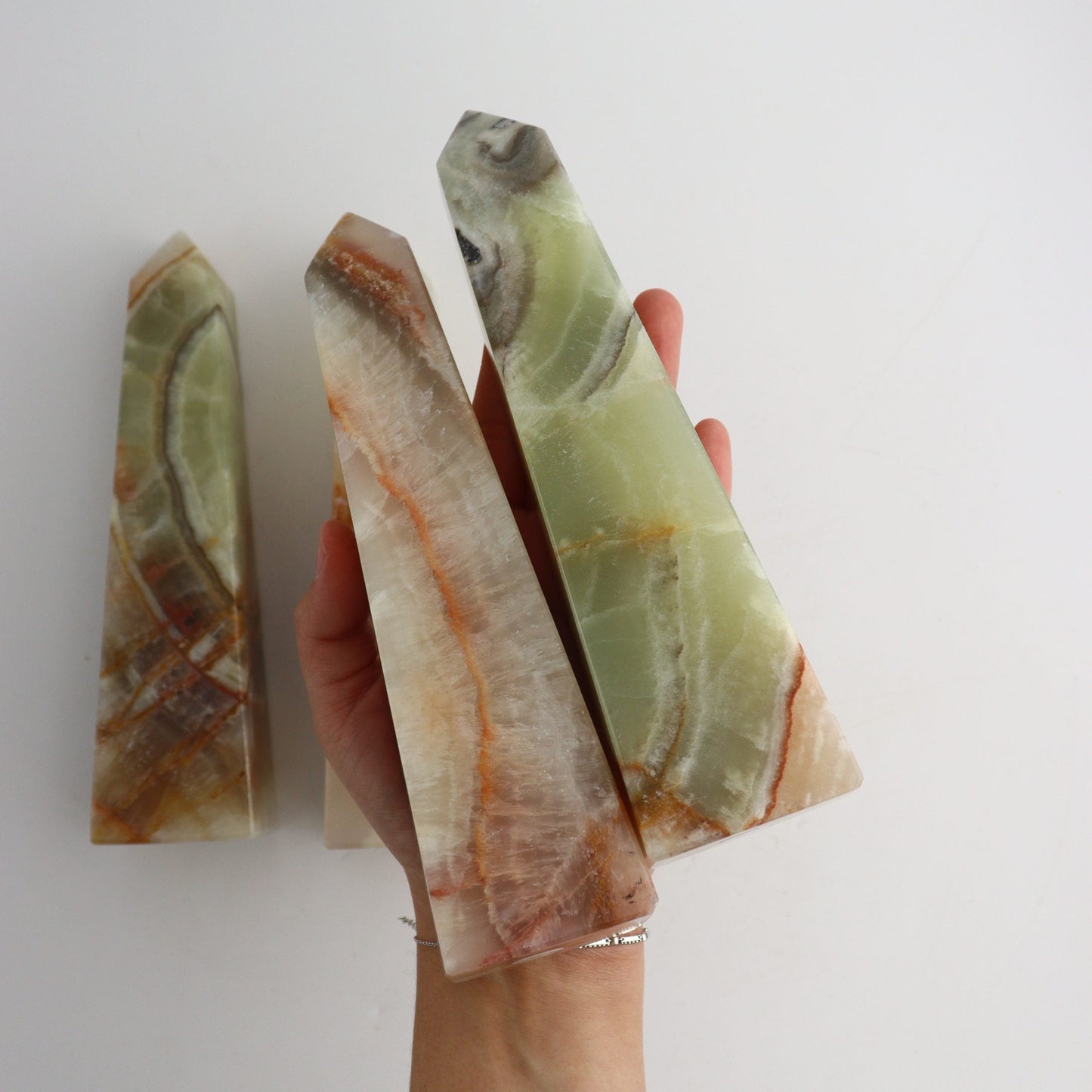 Mixed Onyx Towers - Expert Wholesale and Supplier of Wholesale Crystals & Bulk Gemstones, ["Accessories","Mexico","Onyx","Towers"]