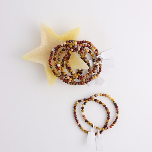 Mookaite Bracelets Set of 10 - Mi Esperanza Minerals