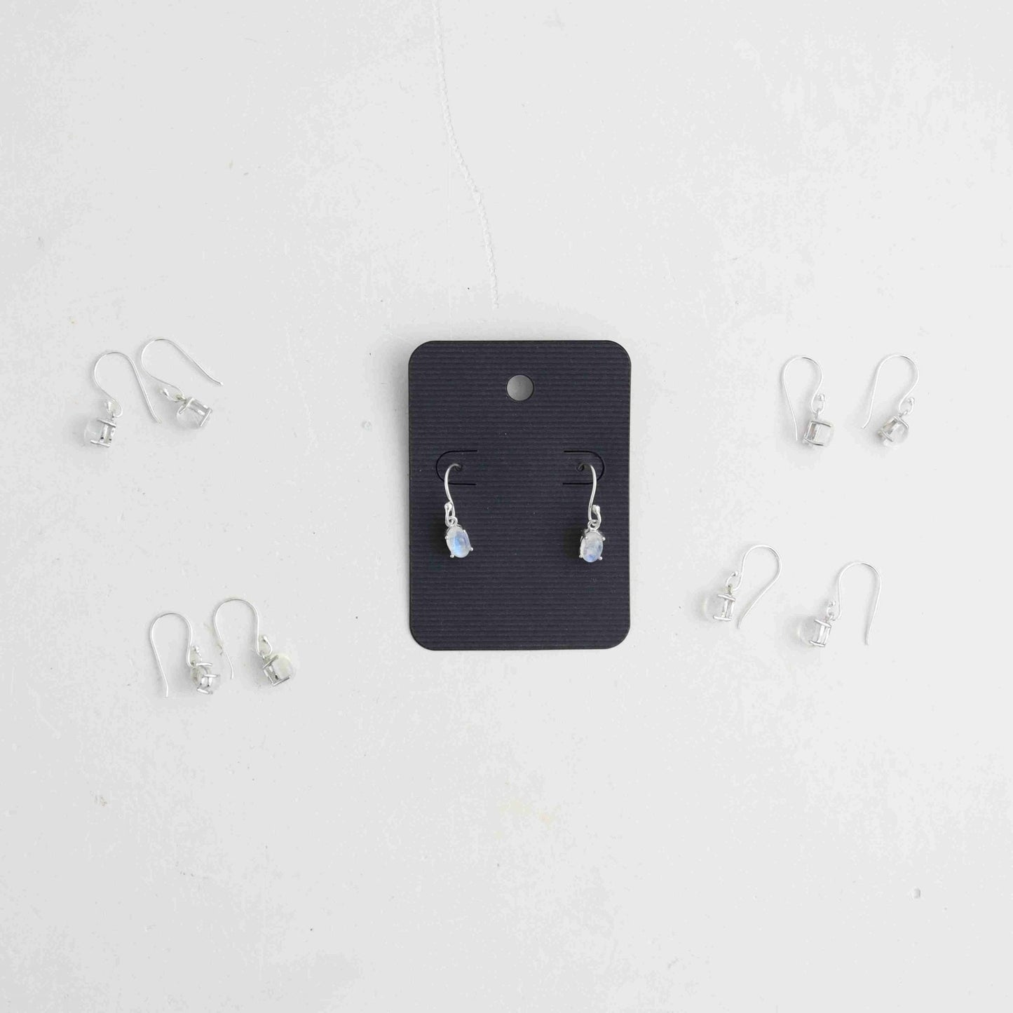 Moonstone Oval Earrings Set of 5 - Expert Wholesale and Supplier of Wholesale Crystals & Bulk Gemstones, ["earrings","Jewelry"]