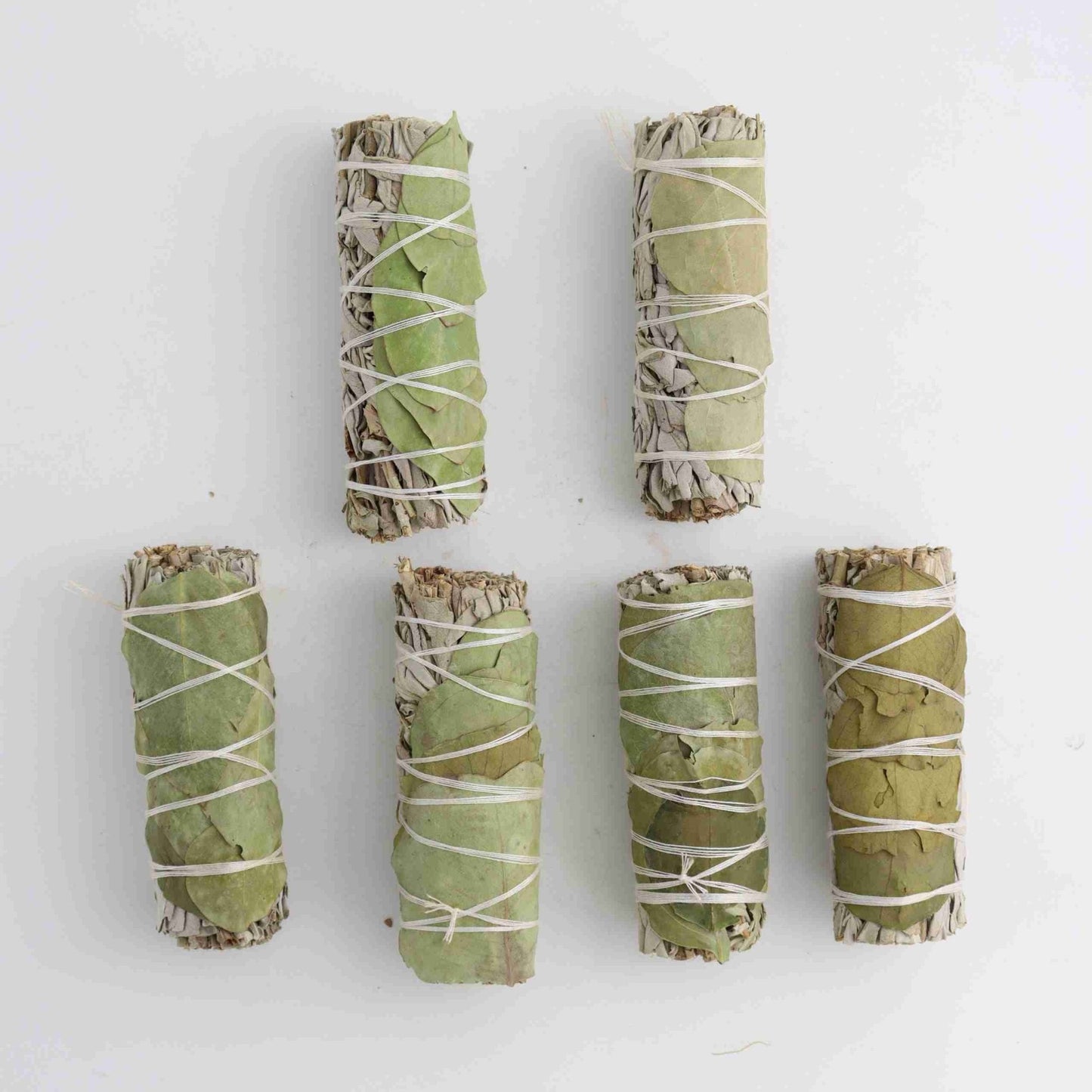 ONE 4" Eucalyptus + White Sage Smudge Stick - Expert Wholesale and Supplier of Wholesale Crystals & Bulk Gemstones, ["Accessories","Sage","United States"]