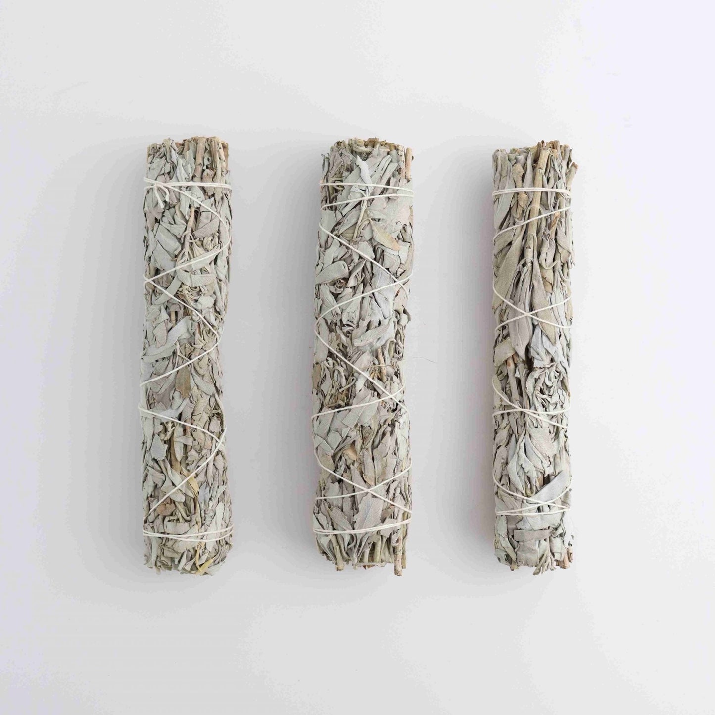 ONE 9" White Sage Smudge Stick - Expert Wholesale and Supplier of Wholesale Crystals & Bulk Gemstones, ["Accessories","Sage","United States"]