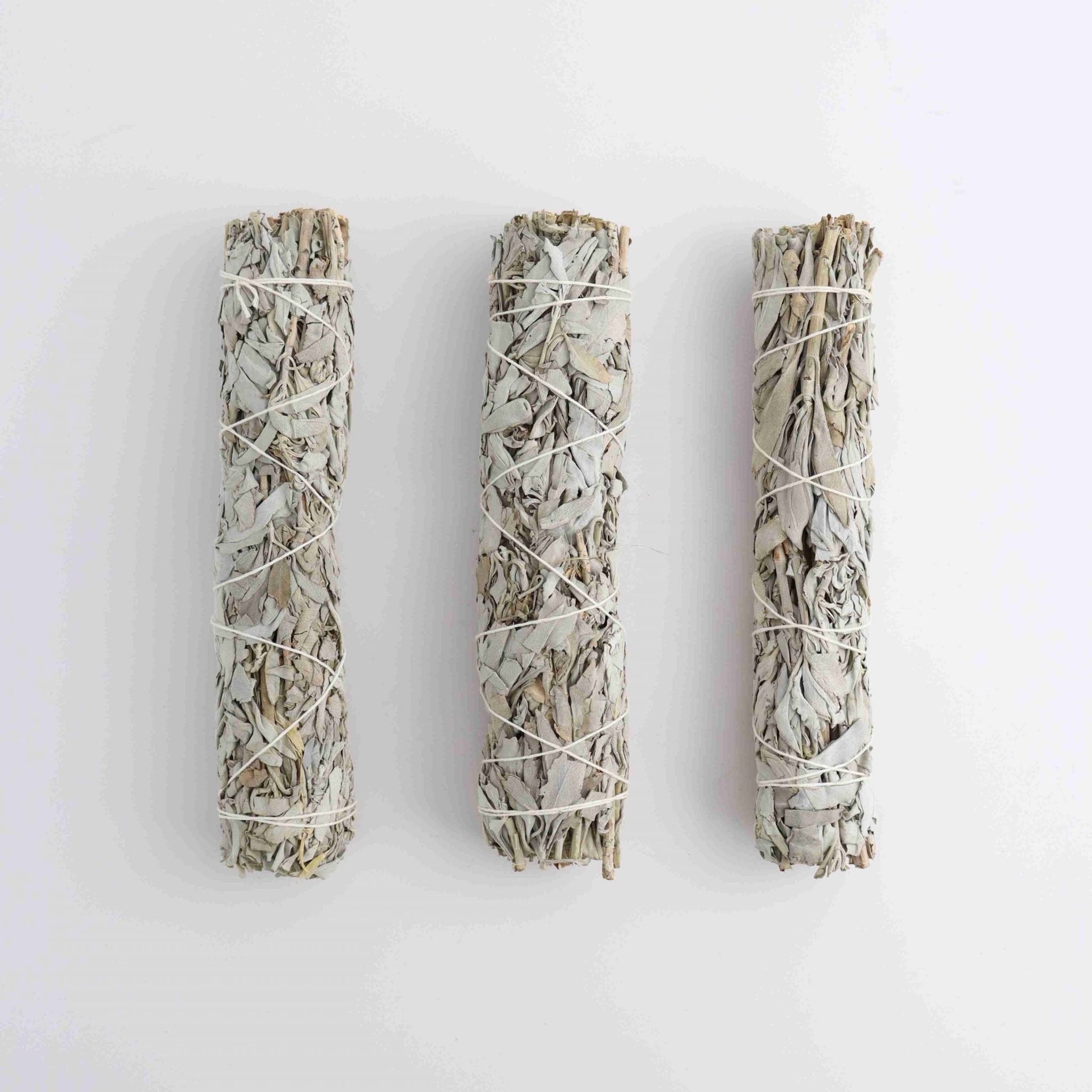 ONE 9" White Sage Smudge Stick - Expert Wholesale and Supplier of Wholesale Crystals & Bulk Gemstones, ["Accessories","Sage","United States"]