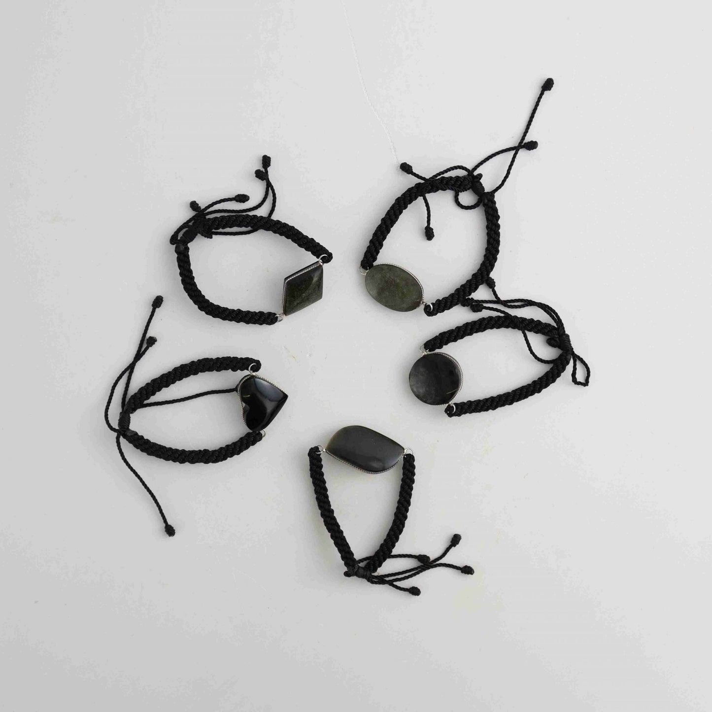ONE Black Obsidian Black Rope Bracelet - Expert Wholesale and Supplier of Wholesale Crystals & Bulk Gemstones, ["Jewelry"]